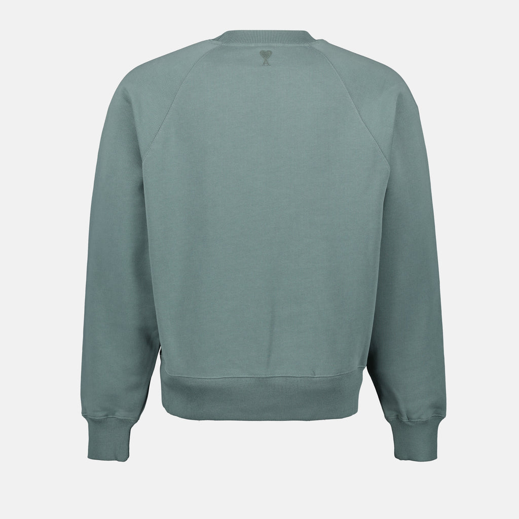 Felpe Sweatshirt Alexandre Matiussi Ami PARIS Verde Unisex