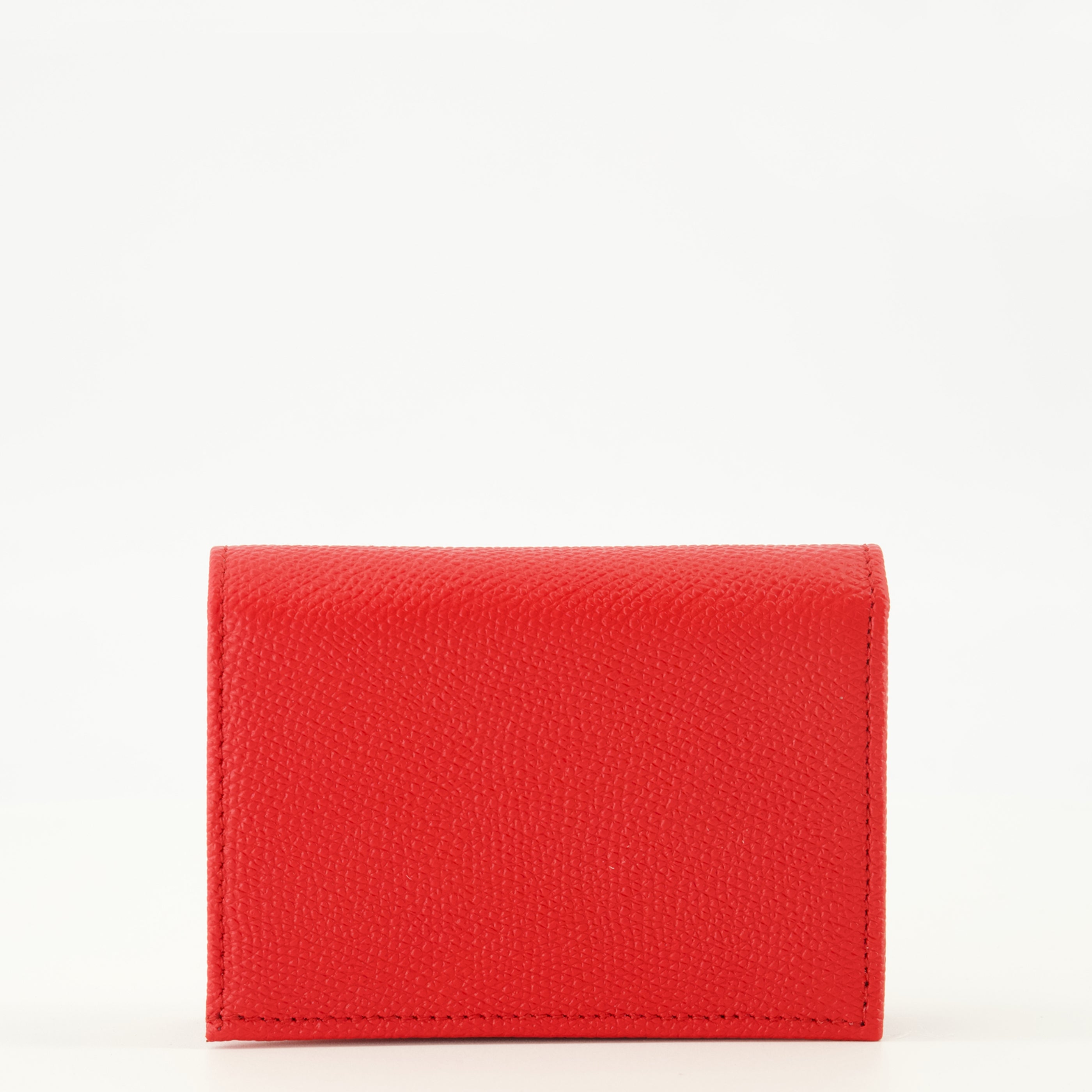 Petite maroquinerie Portefeuilles VLogo en cuir rouge Valentino Garavani Rouge Femme