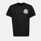 T-shirts T-shirt à logo Moncler Black Homme