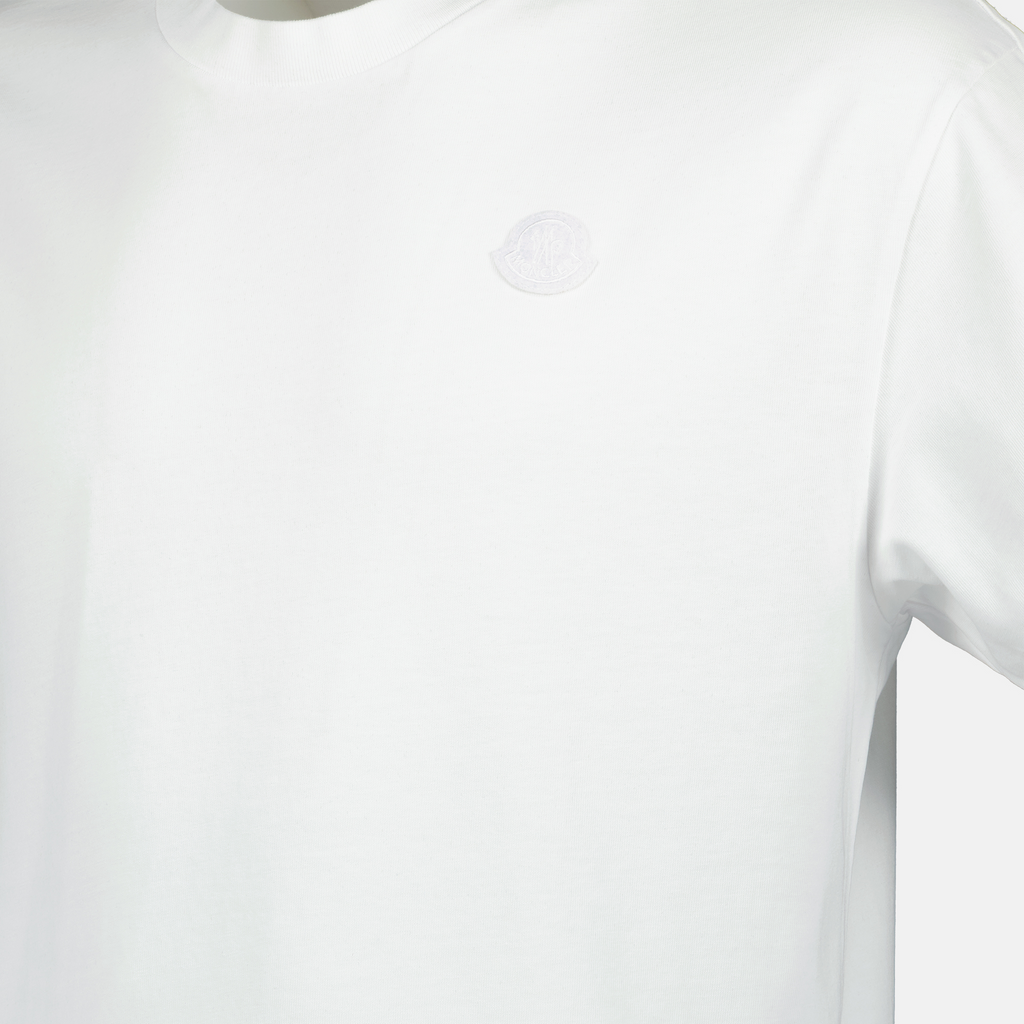 T-shirts T-shirt graffiti Moncler Blanc Homme