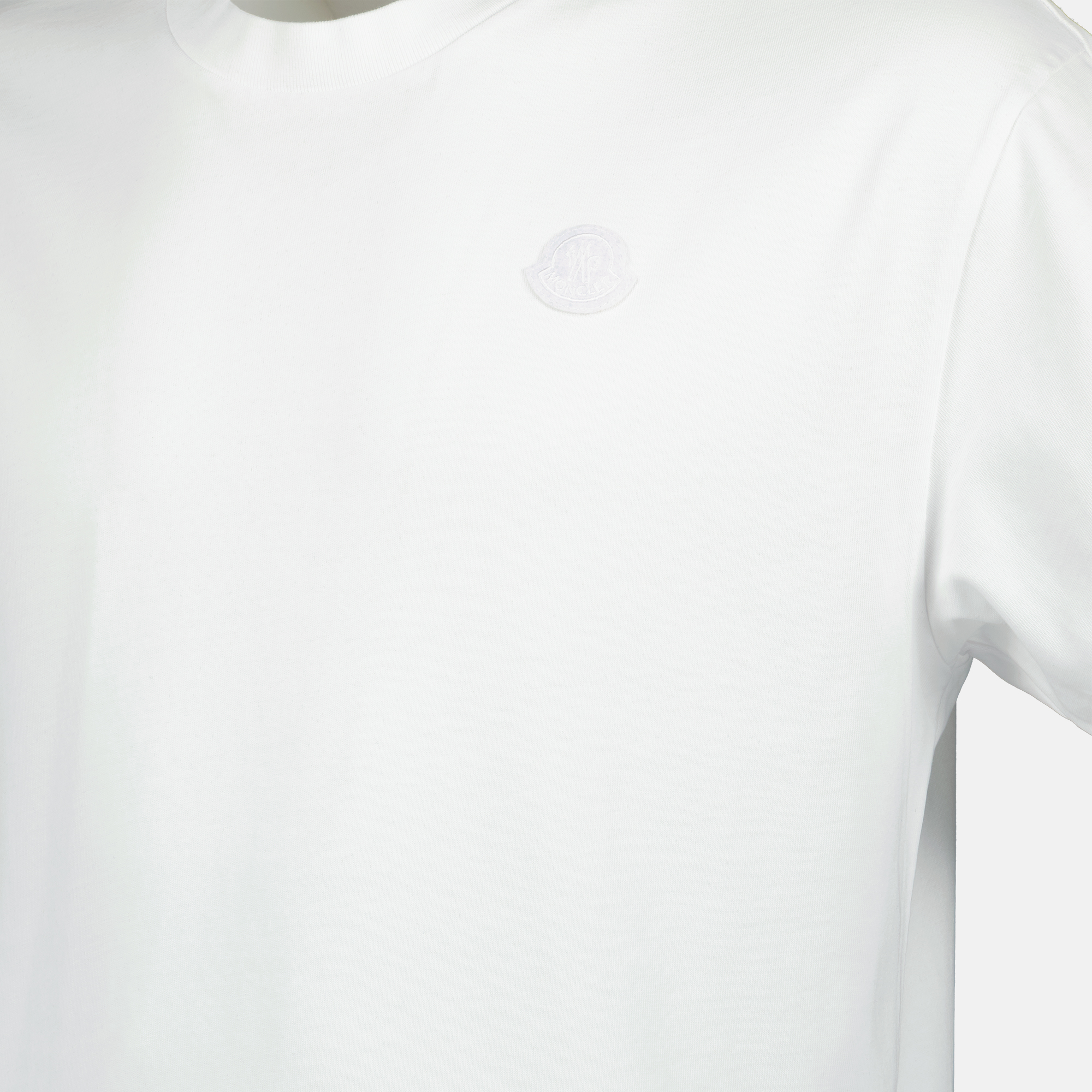 T-shirts T-shirt graffiti Moncler Blanc Homme