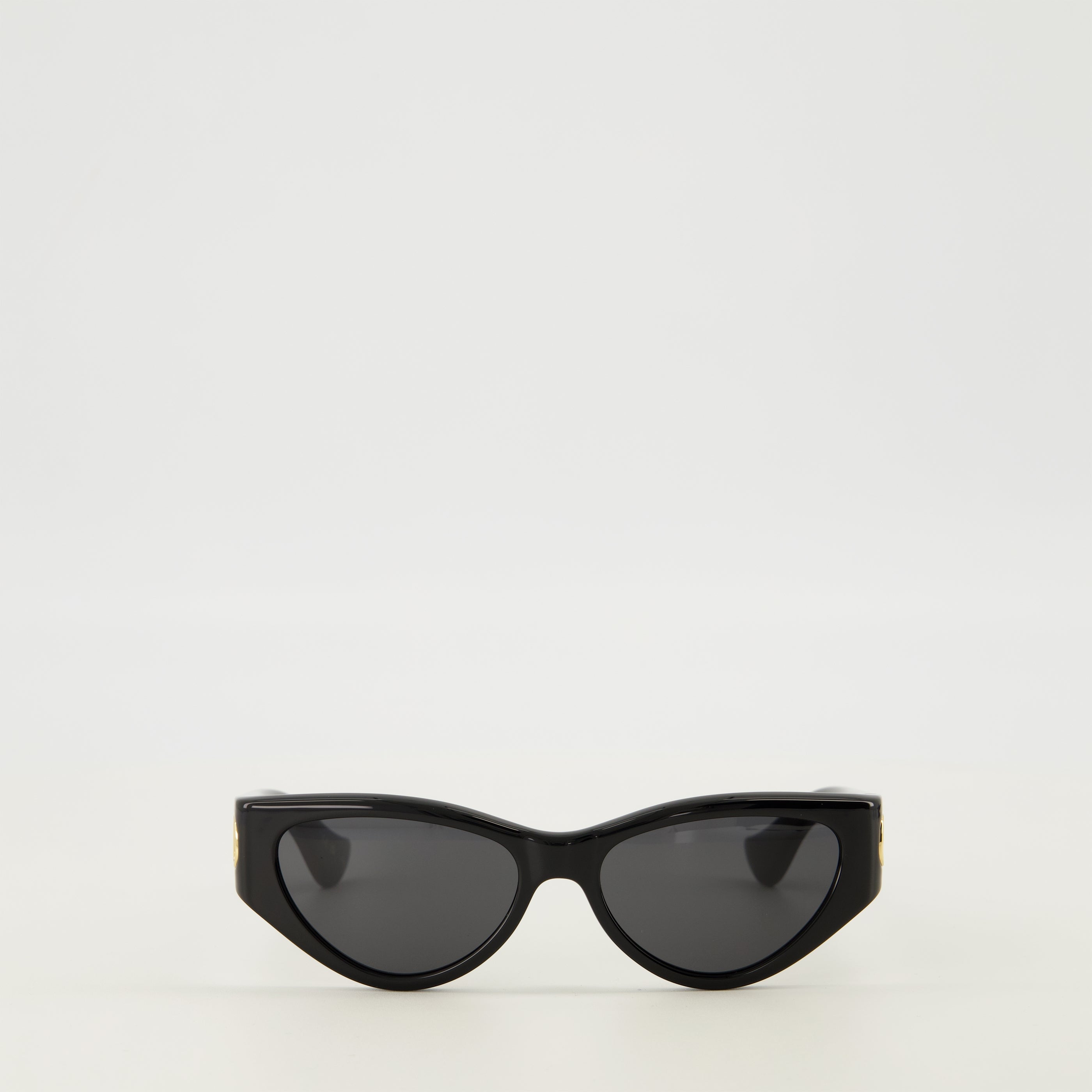 Lunettes Black Cat-Eye Glasses in Acetate Valentino Garavani Noir Femme