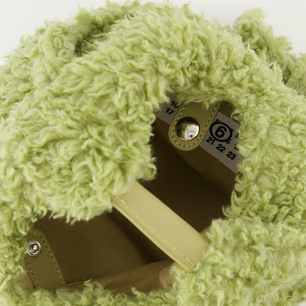 Borse a mano e a spalla Borsa a Spalla Giapponese Mm6 Verde Femme