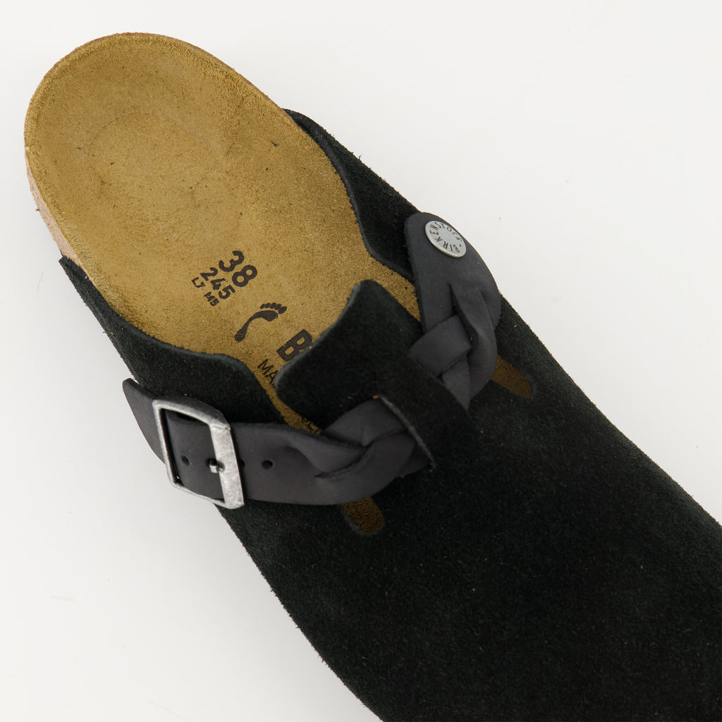 Image of the Birkenstock Boston Mules for Women - Autumn-Winter 2025 Season - Top detailed view