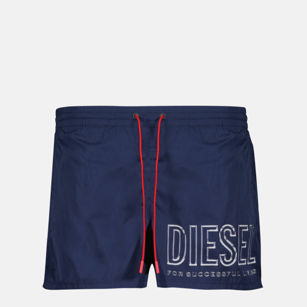 Image de l'article Maillot de bain logo bleu marine de la marque Diesel pour Homme - Saison Printemps-Été 2026 - Vue de Face