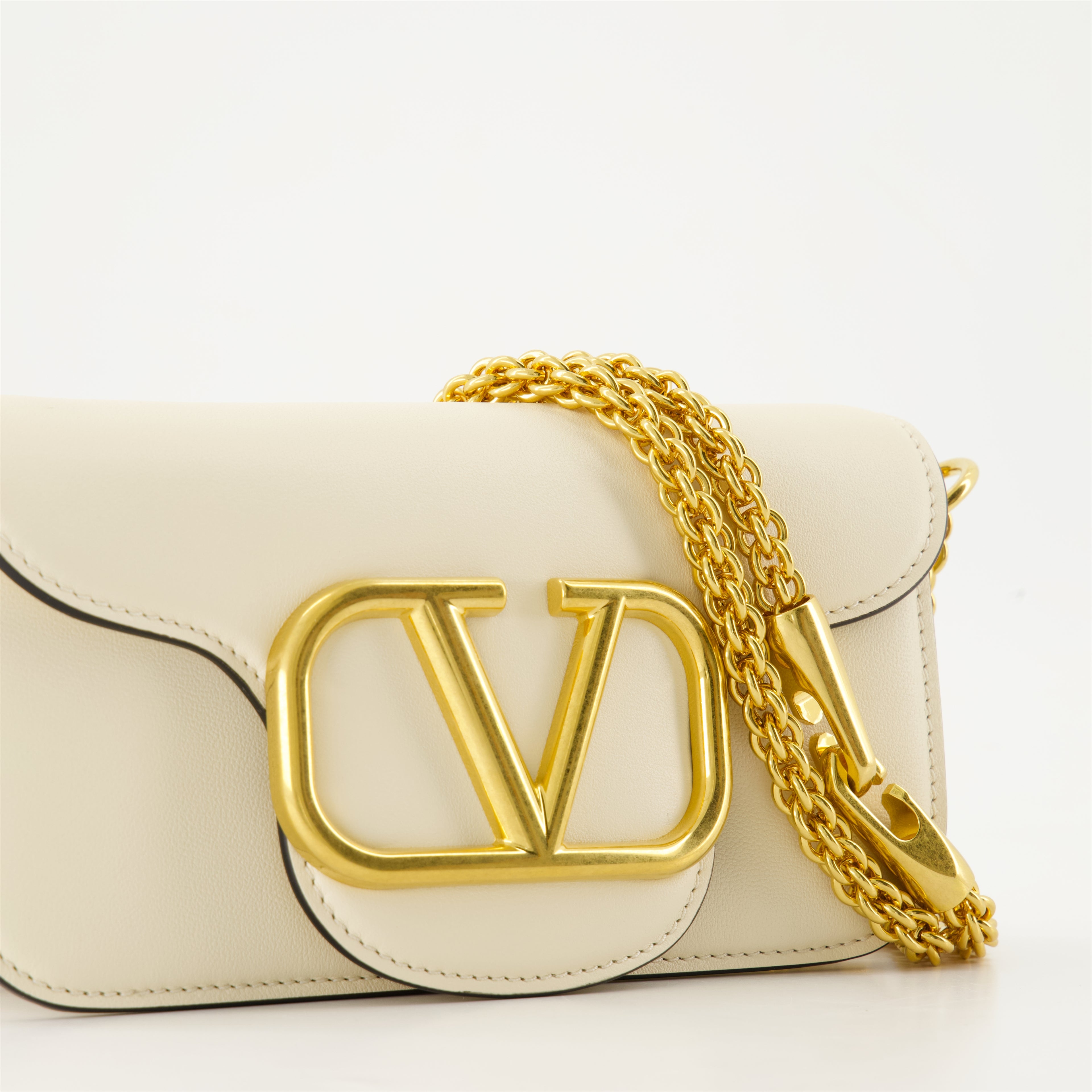 Sacs à main et épaule Sac Locò Valentino Garavani Beige Femme