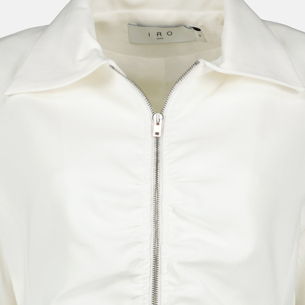 Vestes Veste à fronces blanche Iro Blanc Femme