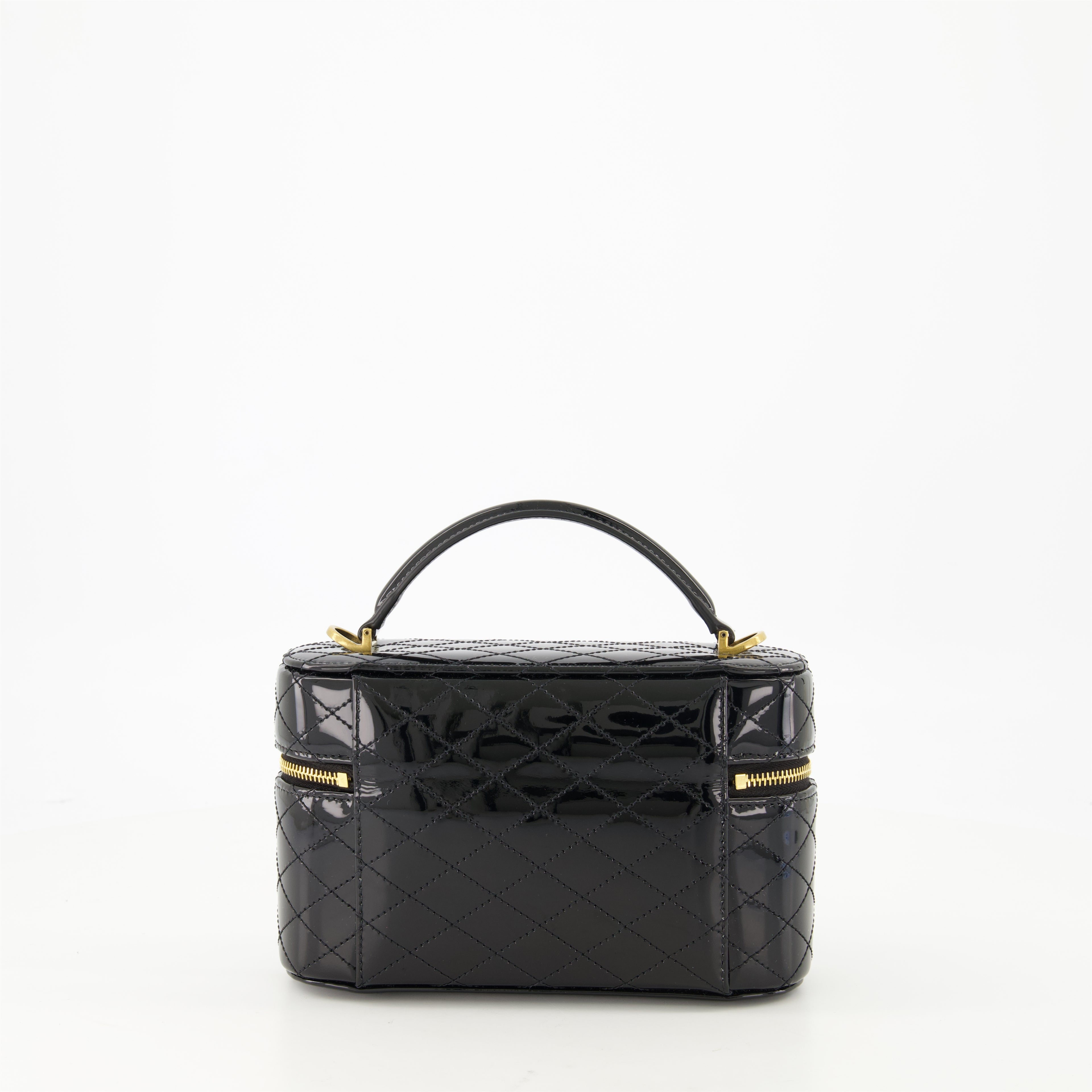 Bolsos de mano y al hombro Sac Gaby Vanity en cuir verni Saint Laurent Negro Femme