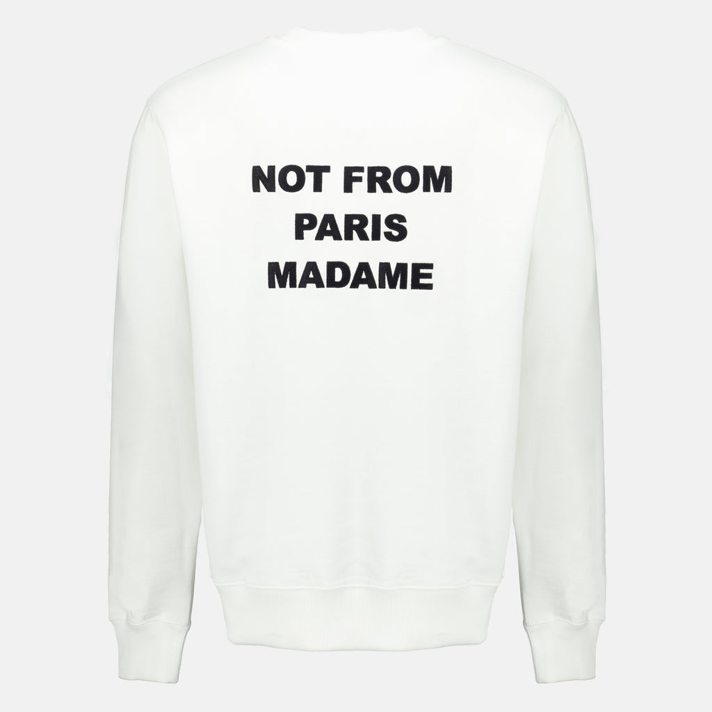 Sweatshirts Sweatshirt Slogan Classique blanc Drole De Monsieur Blanc Homme