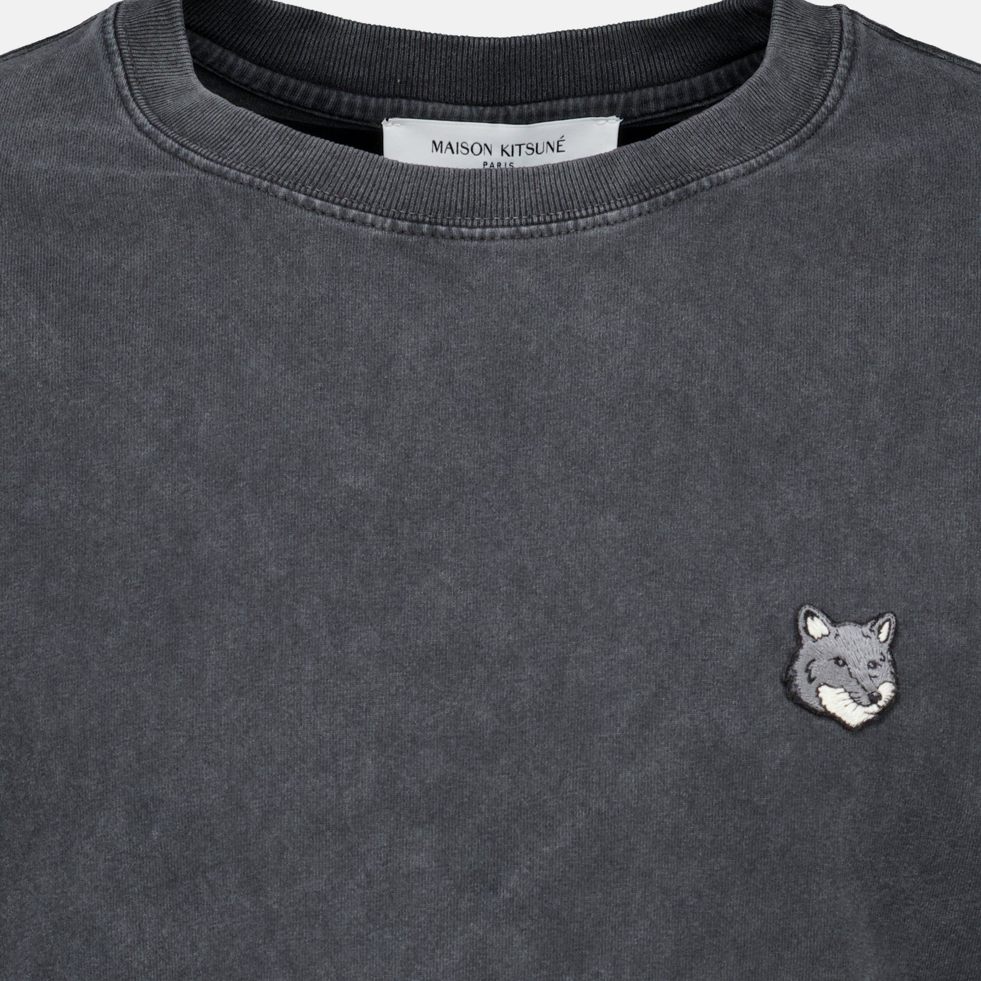 T-shirts T-shirt Fox gris Maison Kitsune Gris Homme