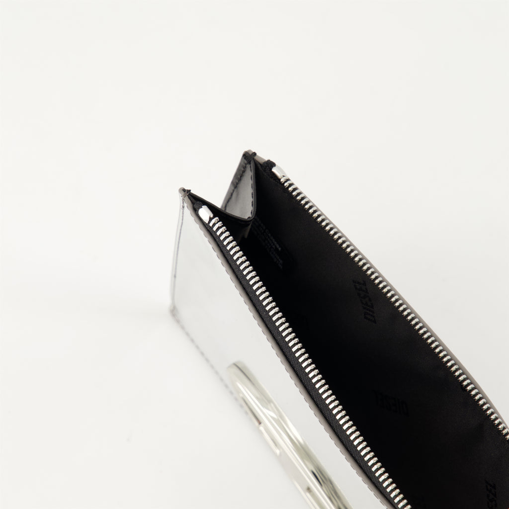 Petite maroquinerie Pochette 1DR Lii Diesel Argenté Femme