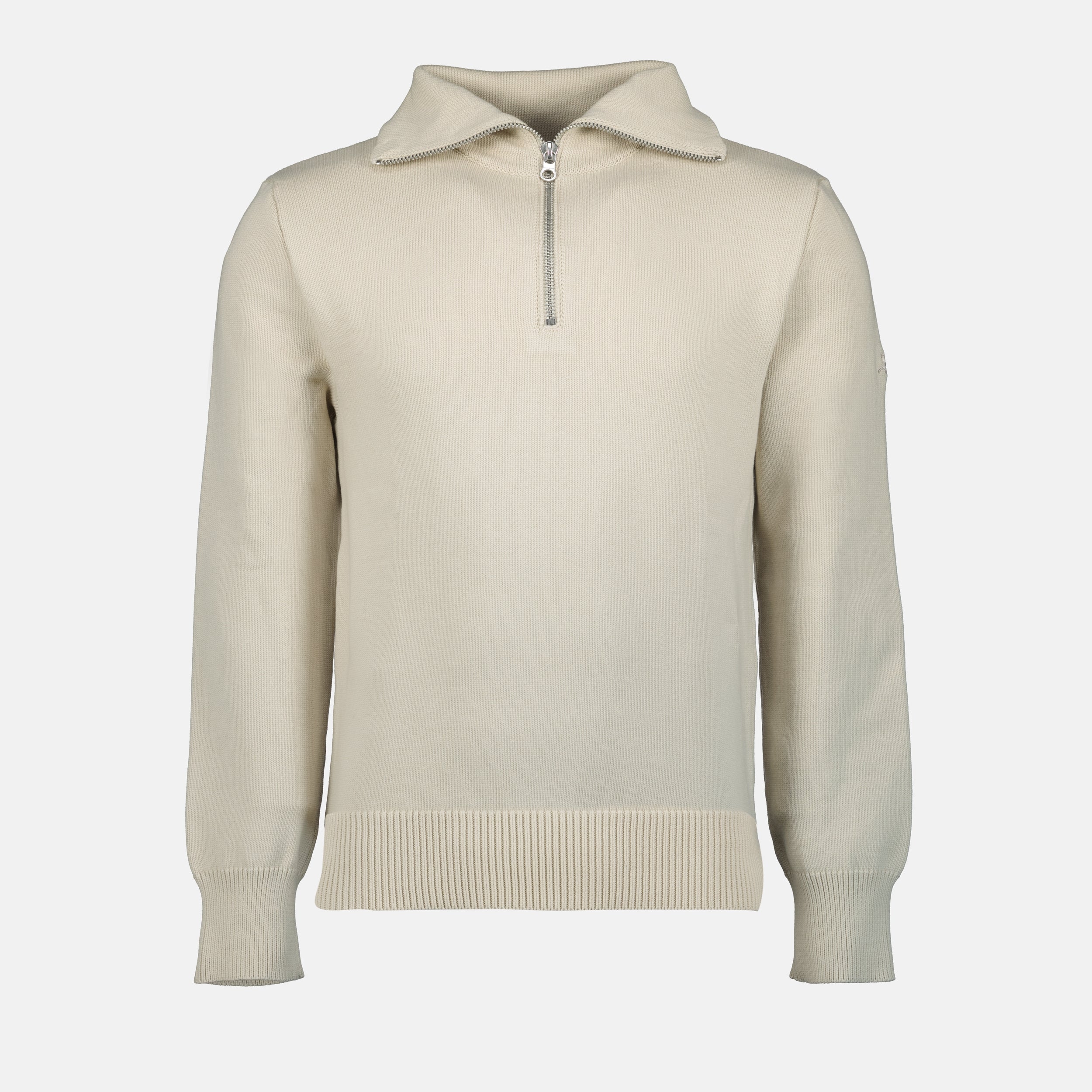 Maille Pull à col zippé Courrèges Beige Homme