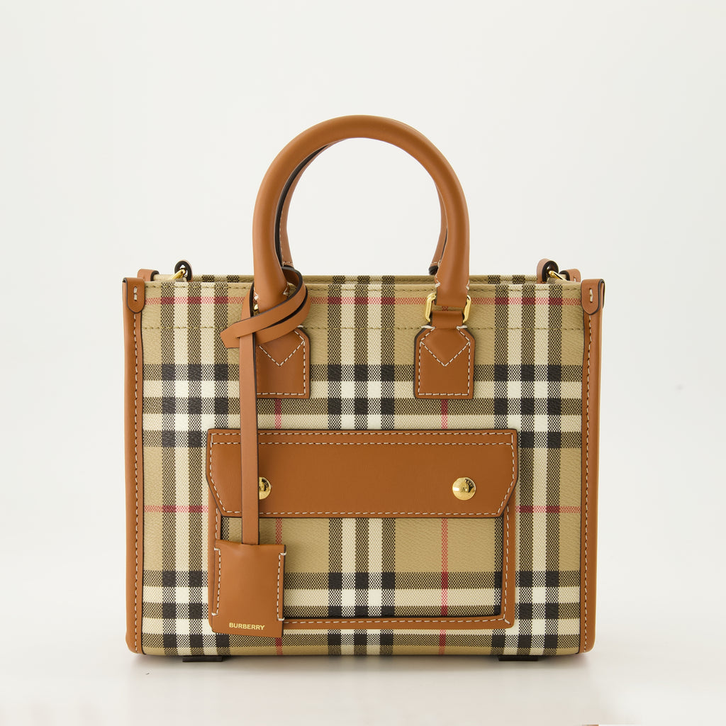 Sacs à main et épaule Mini cabas Freya Burberry Beige Femme