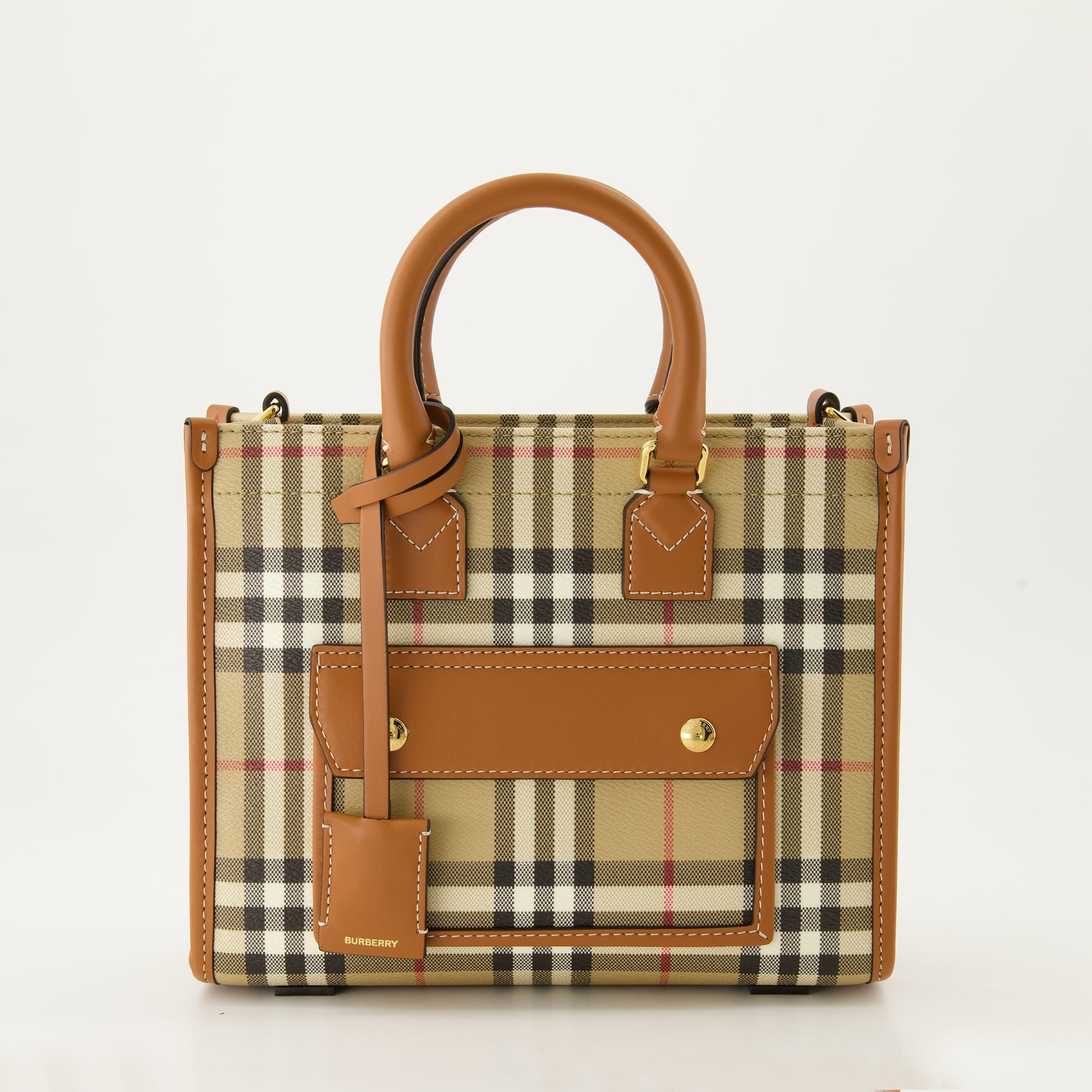 Sacs à main et épaule Mini cabas Freya Burberry Beige Femme