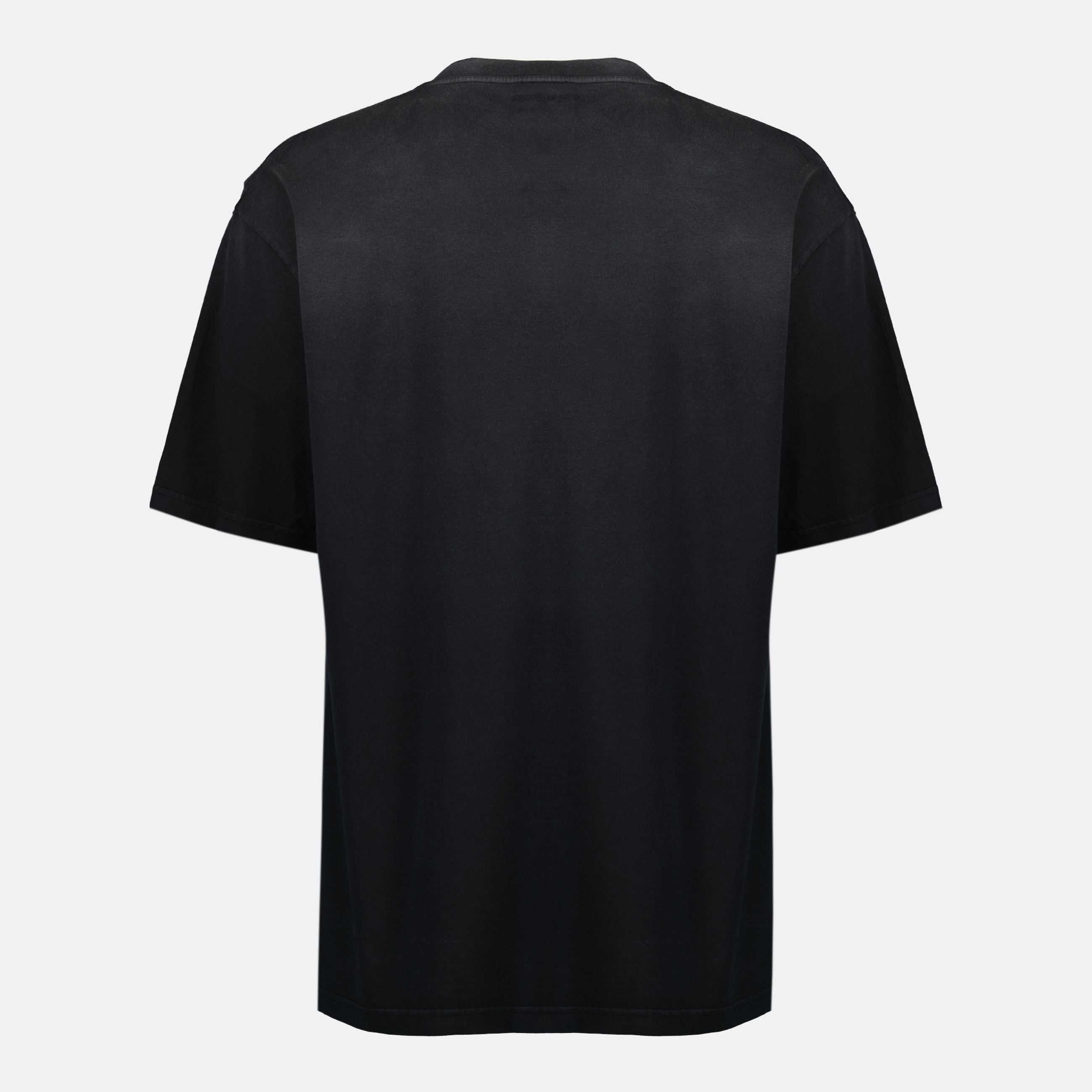 Imagem da t-shirt oversized cinza da marca Courrèges para Homem - Temporada Primavera-Verão 2026 - Vista Traseira