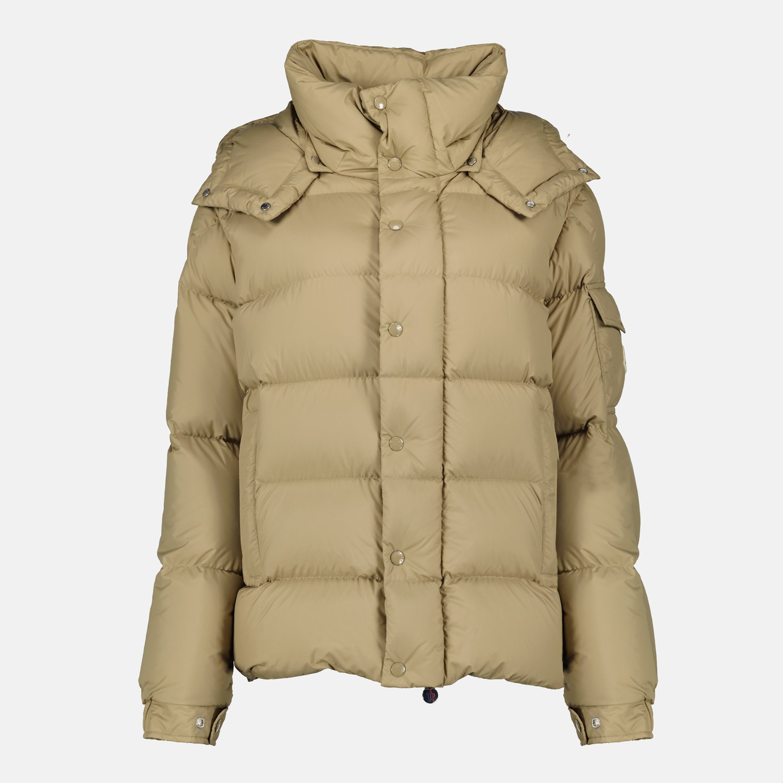 Image de l'article Doudoune Maya 70 beige de la marque Moncler pour Femme - Saison Automne-Hiver 2025 - Vue de Face