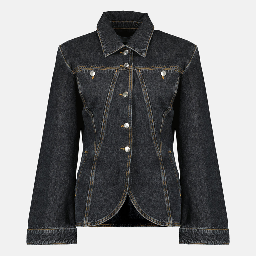 Vestes Veste en denim bleu foncé Iro Bleu foncé Femme