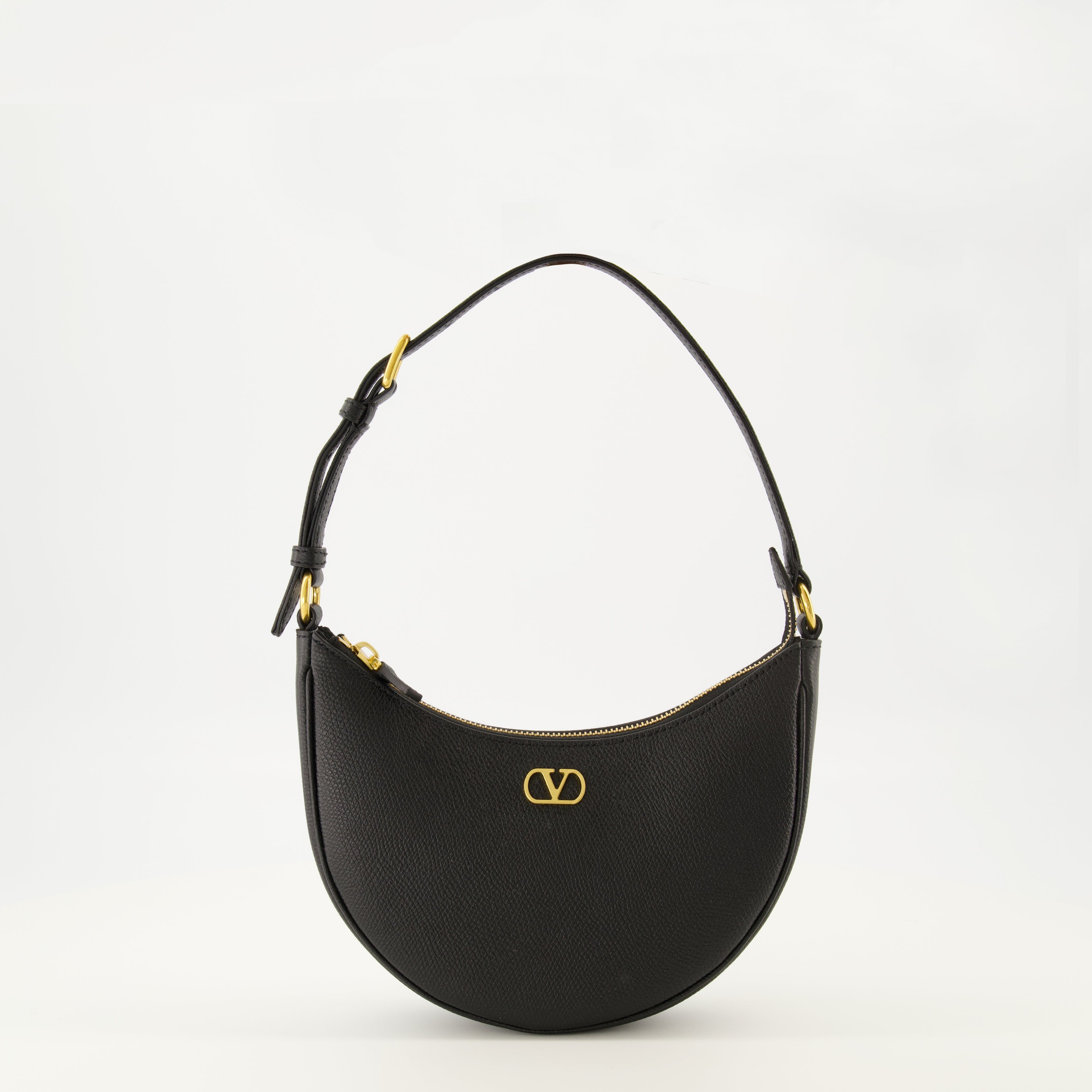 Image de l'article Mini sac Hobo de la marque Valentino Garavani pour Femme - Saison Automne-Hiver 2025 - Vue de Face