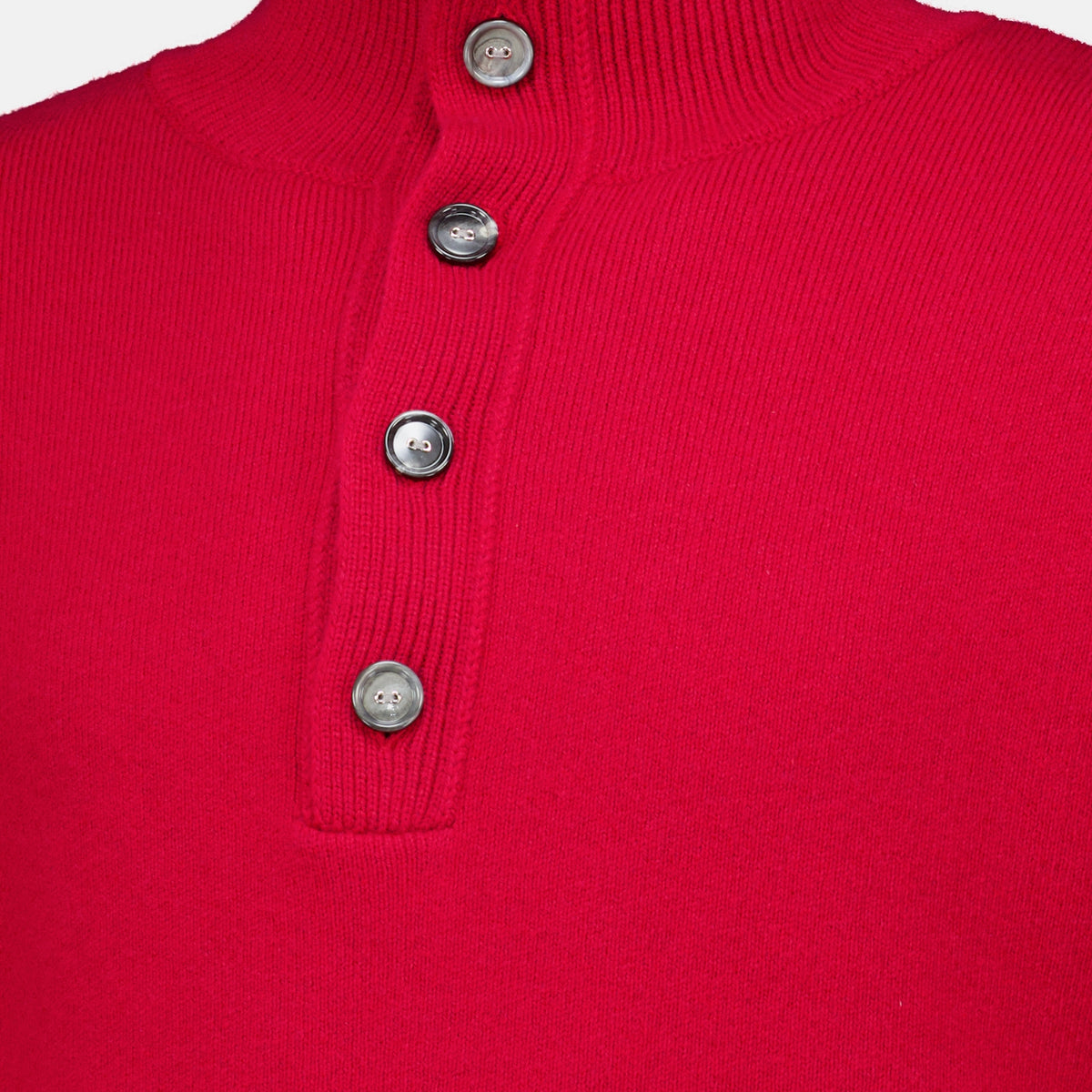 Sweatshirts Red High Collar Sweater Ami PARIS Rouge Unisexe