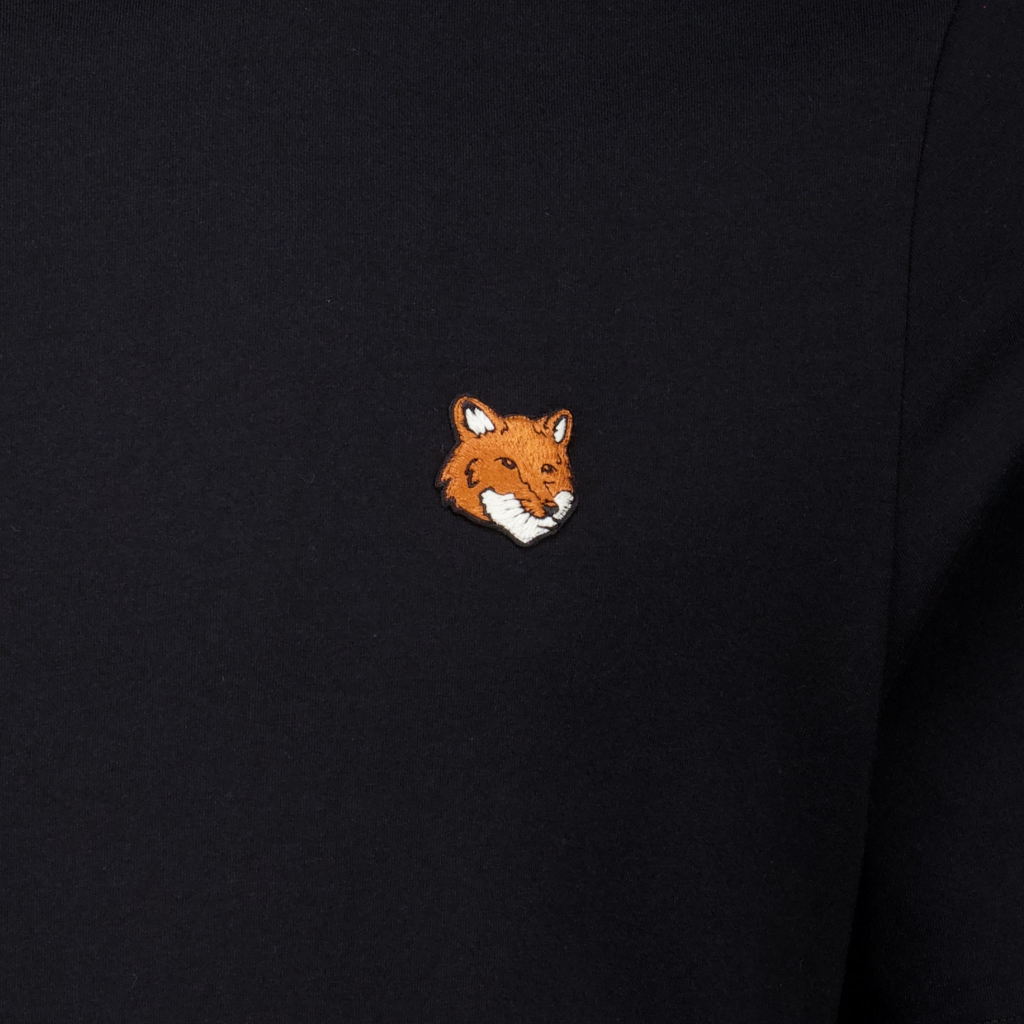 T-shirts T-shirt Fox noir Maison Kitsune Noir Homme