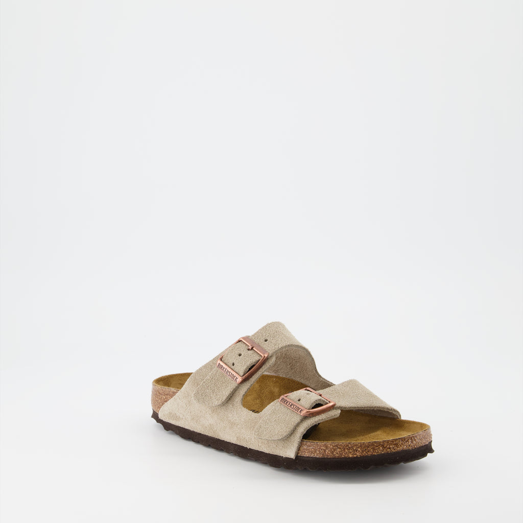 Scarpe aperte Infradito Arizona Birkenstock Marrone Homme