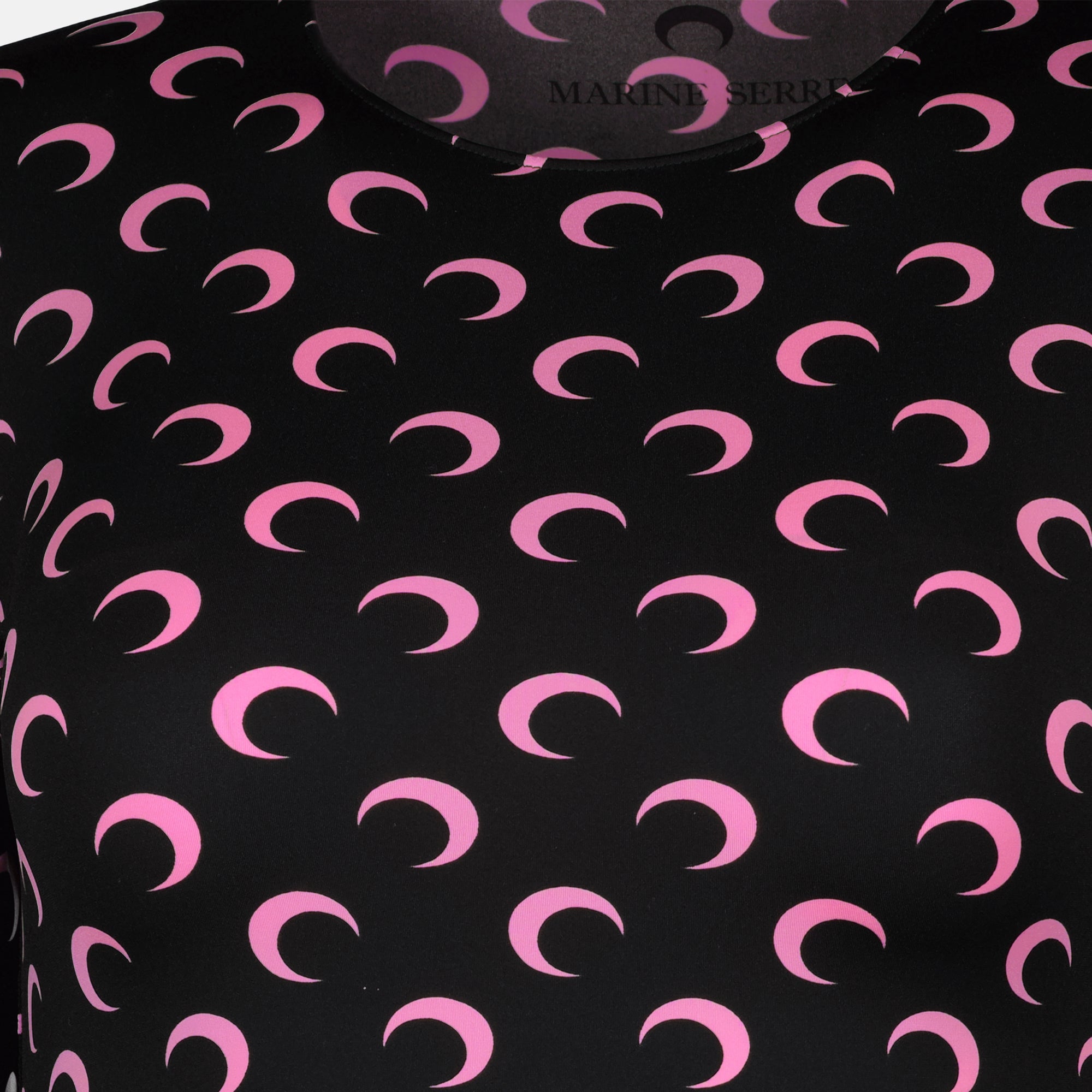 Tops Top jersey Moon nero e rosa Marine Serre Noir Femme