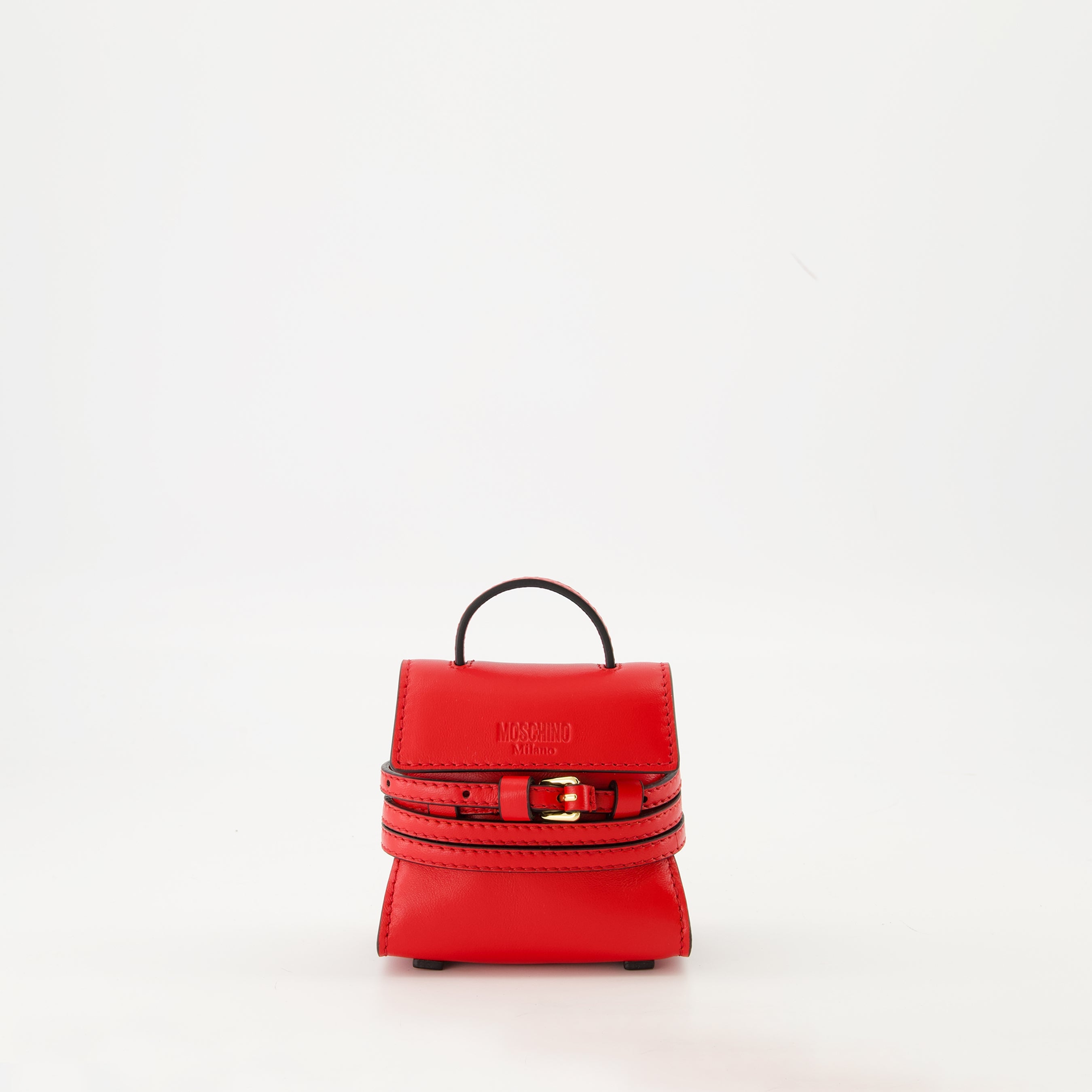 Image de l'article Micro sac Tie Me de la marque Moschino pour Femme - Saison Automne-Hiver 2025 - Vue de Face