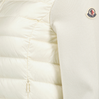 Vestes Veste bi-matière Moncler Blanc Femme
