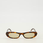 Imagen del artículo gafas de sol SL557 marrones de la marca Saint Laurent para Mujeres - Temporada Primavera-Verano 2026 - Vista Frontal