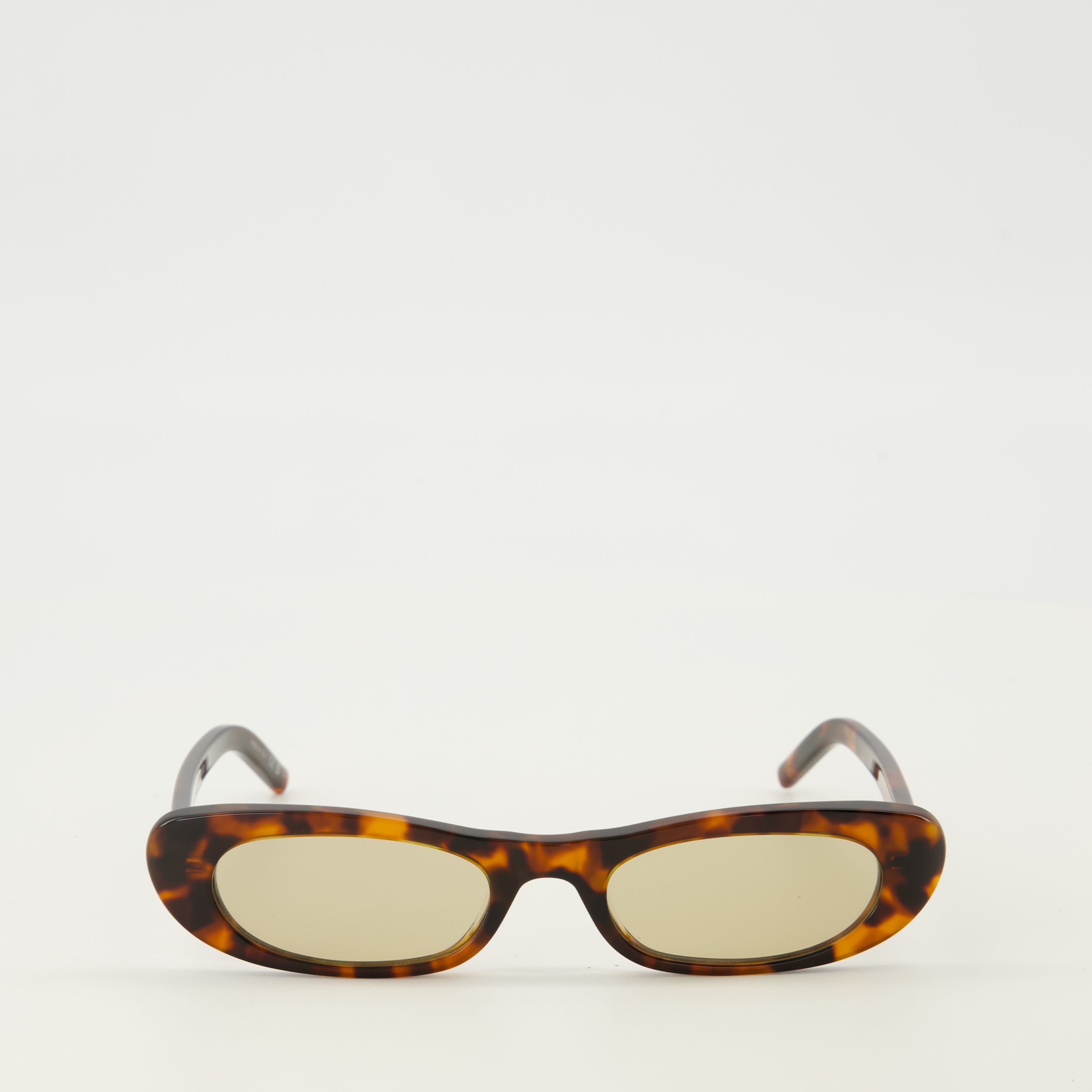 Image de l'article Lunettes de soleil SL557 marron de la marque Saint Laurent pour Femme - Saison Printemps-Été 2026 - Vue de Face