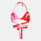Tops Moon Häkelstrick-BH in Rot Marine Serre Rouge Femme