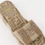 Sapatos plataforma Sandálias Fendi Sunshine Fendi Marrom Femme