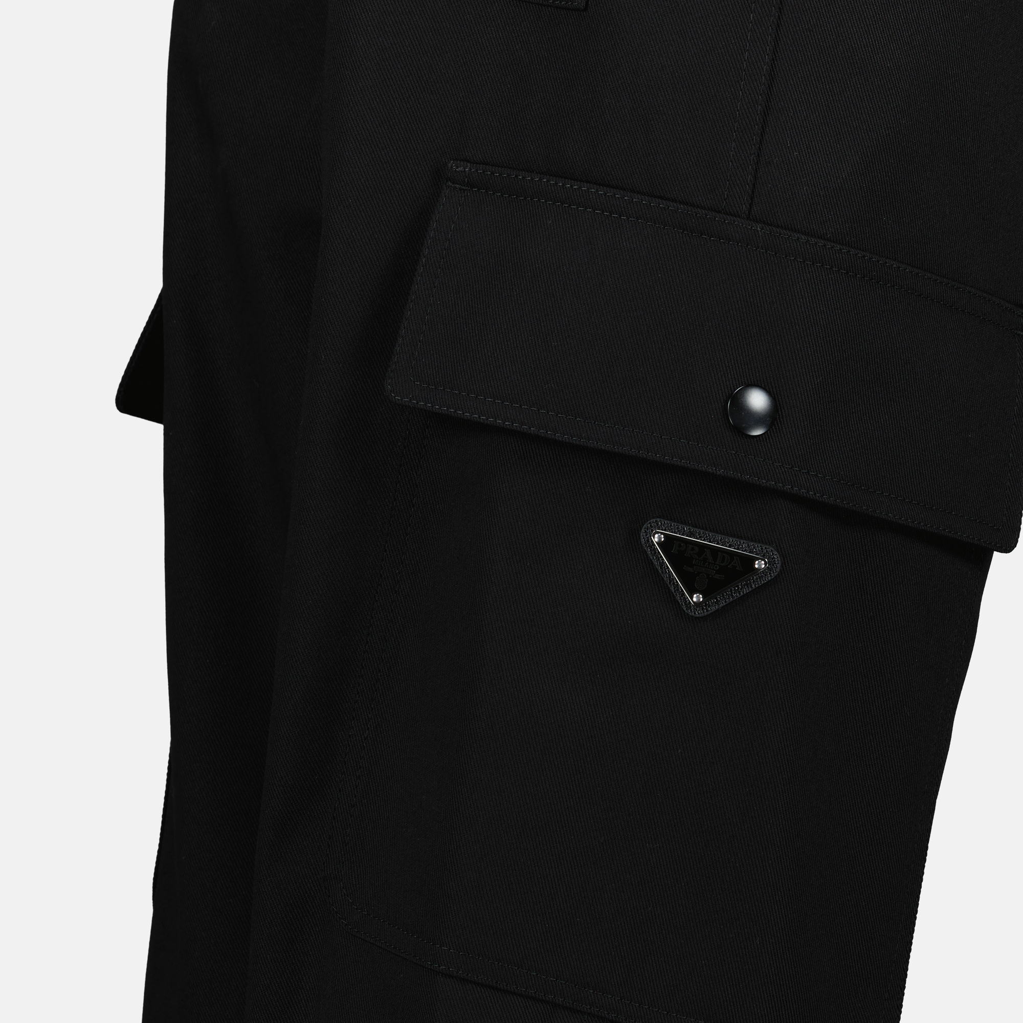 Pantalons Pantalon cargo Prada Noir Homme