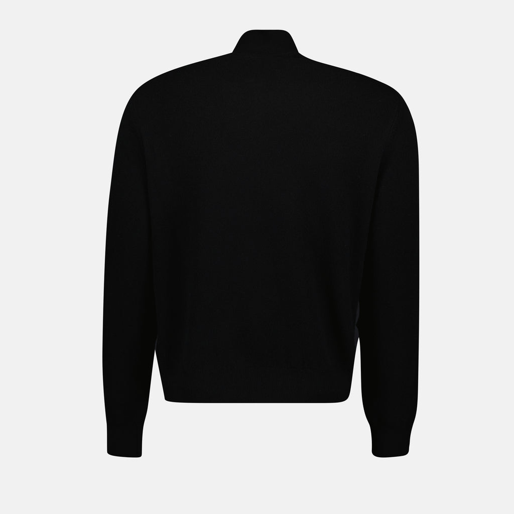 Vestes Veste bi-matière matelassé Moncler Noir Homme