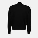 Vestes Veste bi-matière matelassé Moncler Noir Homme