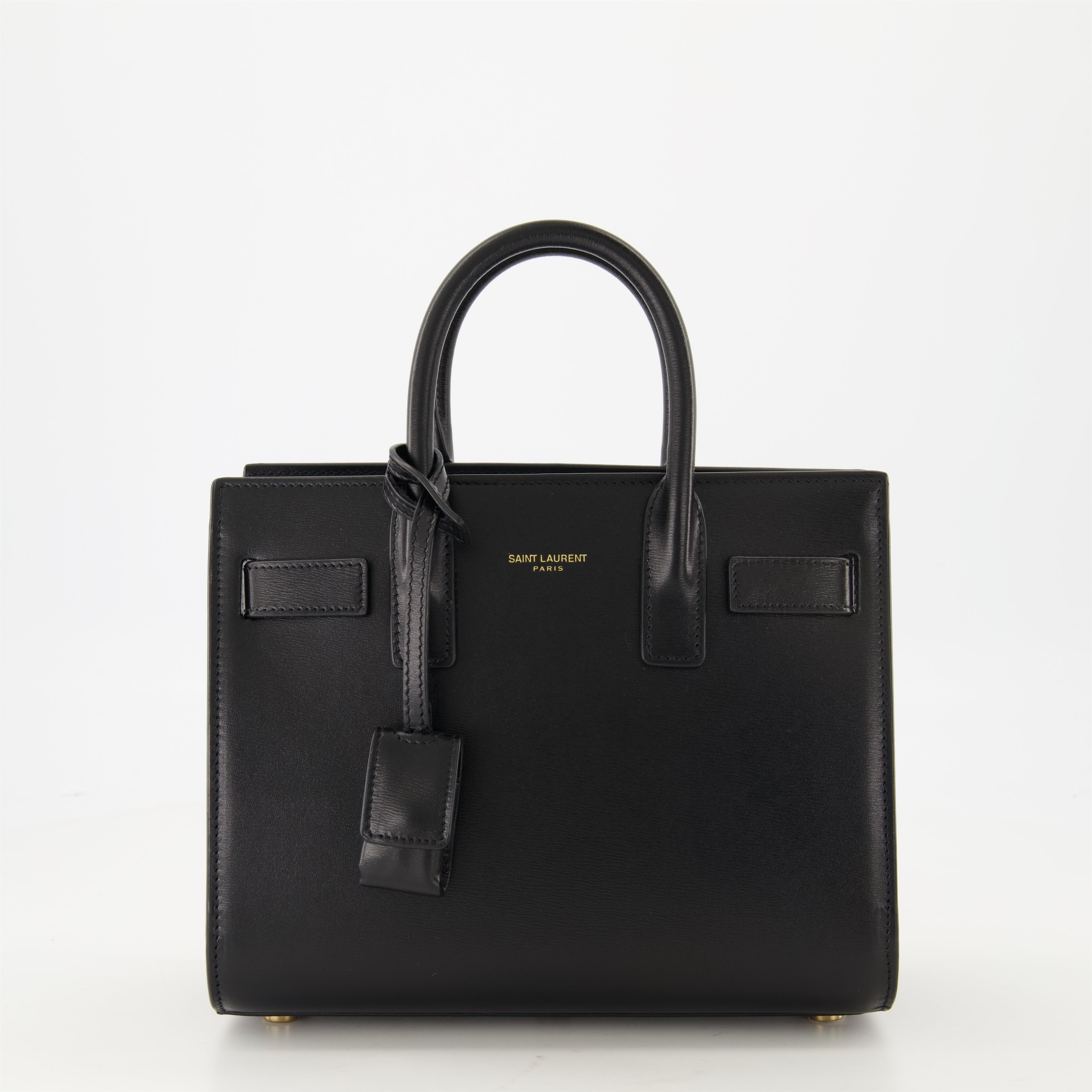 Sacs à main et épaule Sac de jour en cuir Saint Laurent Noir Femme