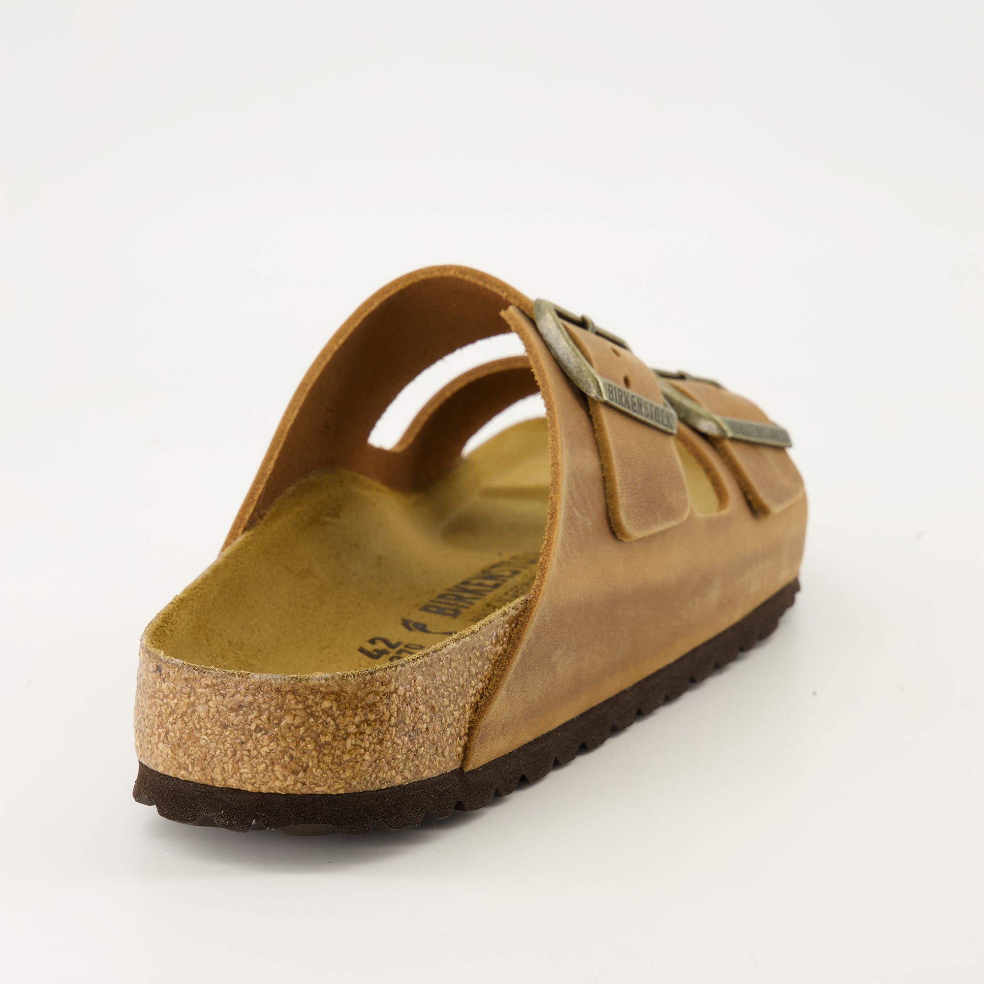 Chaussures ouvertes Claquettes Arizona Birkenstock Marron Unisexe