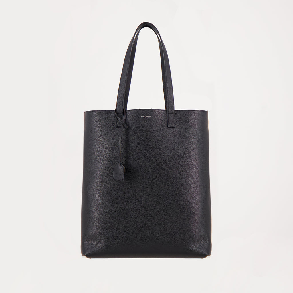 Tote bags Sac cabas bold en cuir Saint Laurent Schwarz Homme