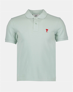 Polos HPL001.760. 302 vert pale Ami PARIS Vert Homme