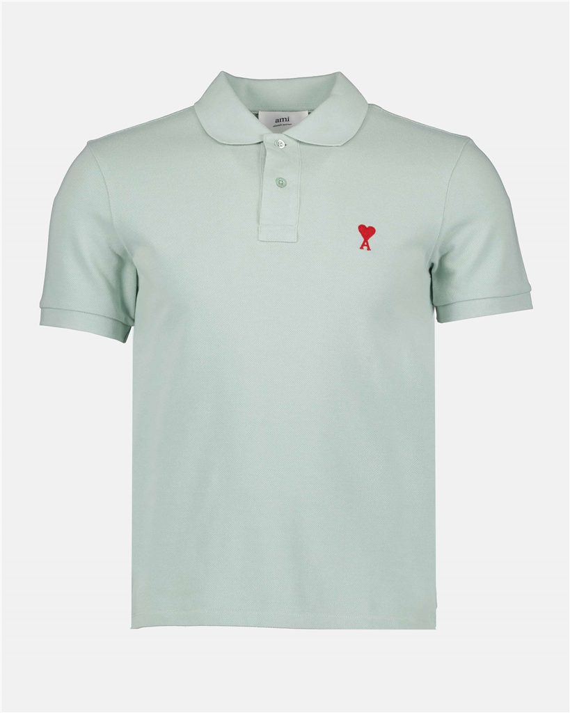 Polos HPL001.760. 302 vert pale Ami PARIS Vert Homme