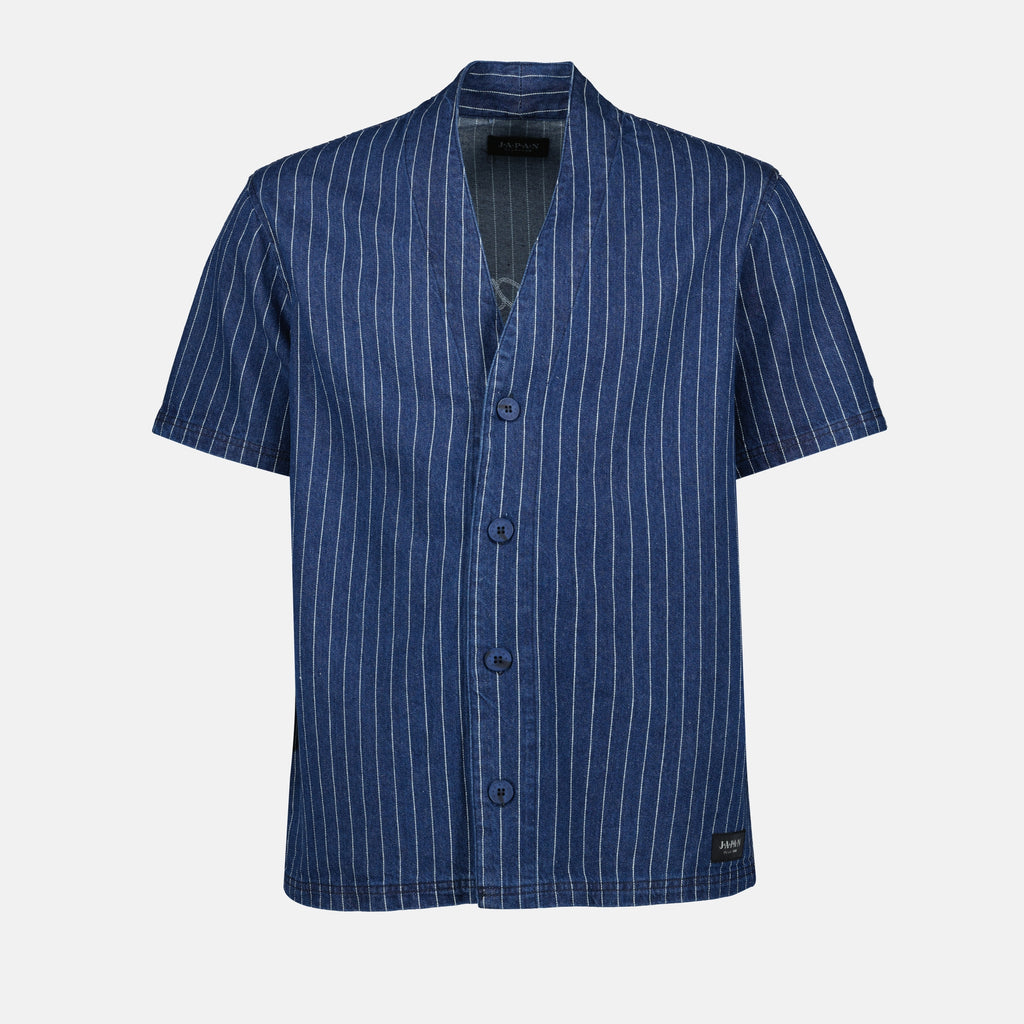 Camisas Camisa Asa Japan Rag Azul escuro Homme