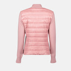 Vestes Veste bi-matière matelassé Moncler Rose Femme