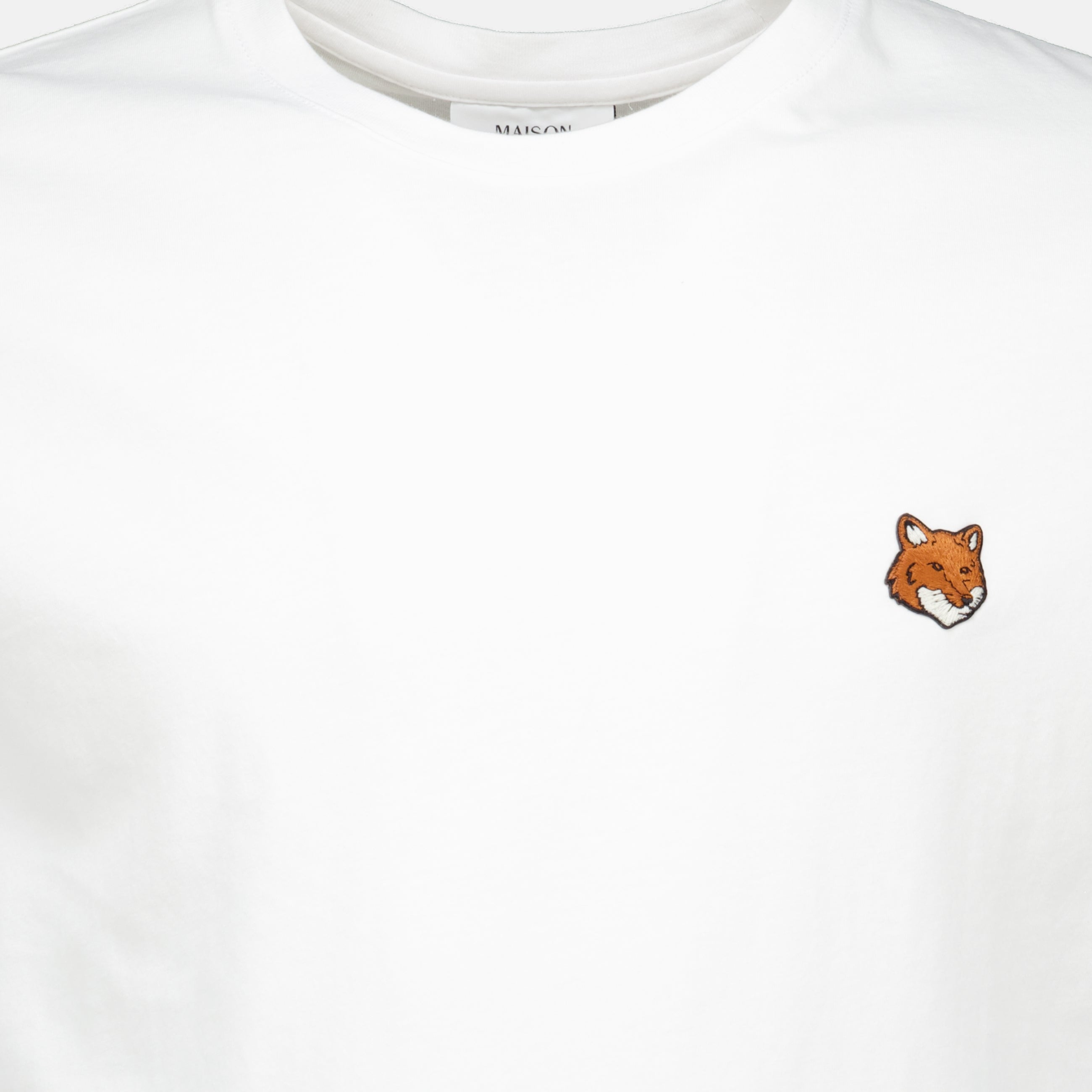 T-shirts T-shirt Fox blanc Maison Kitsune Blanc Homme