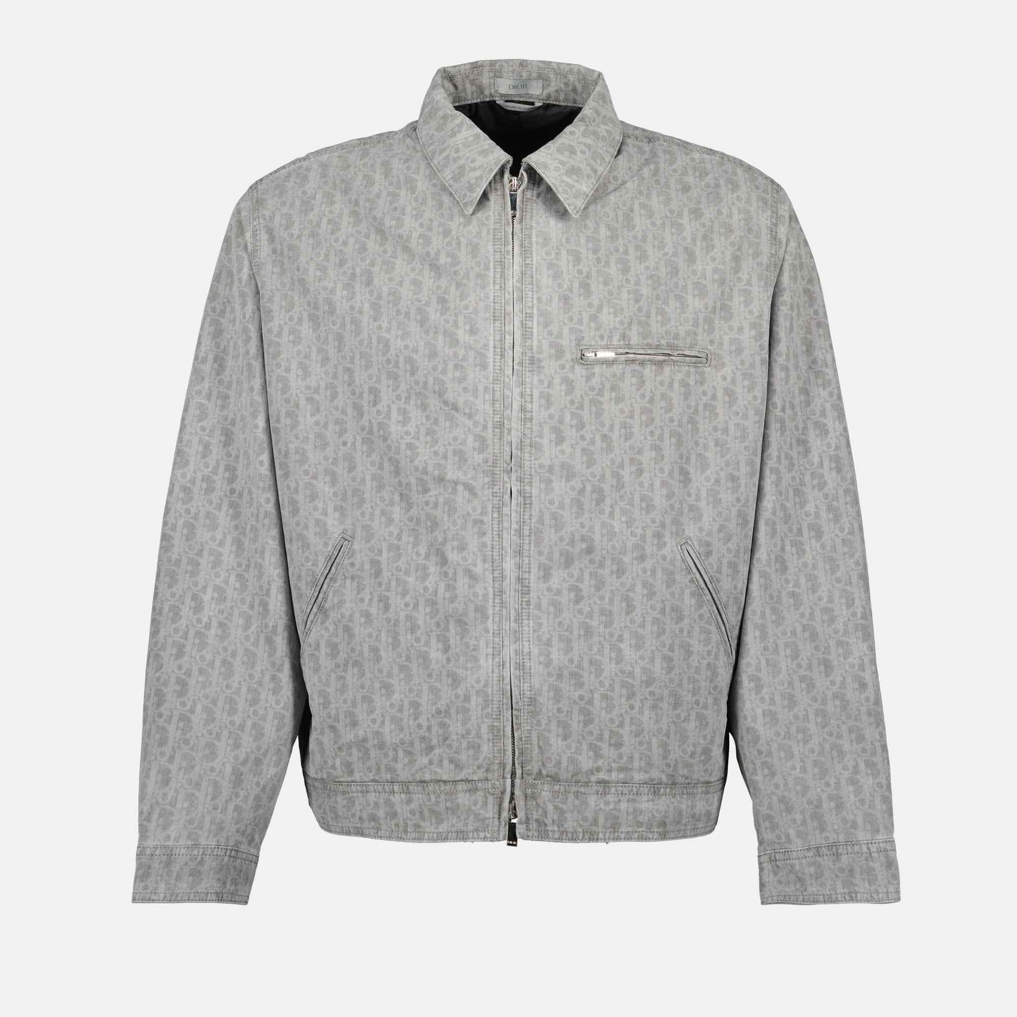 Vestes Blouson zippé Dior Gris Homme