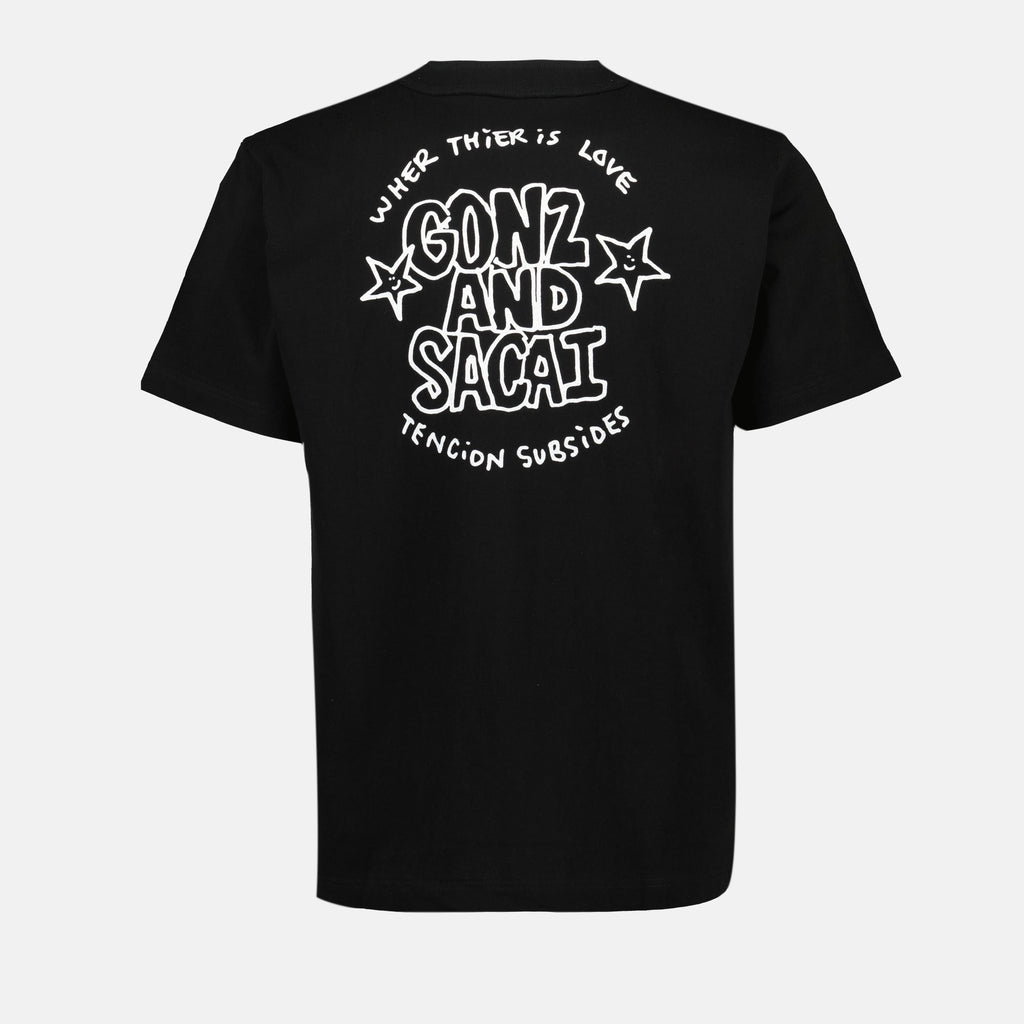 T-shirts T-shirt à logo Sacai Noir Homme