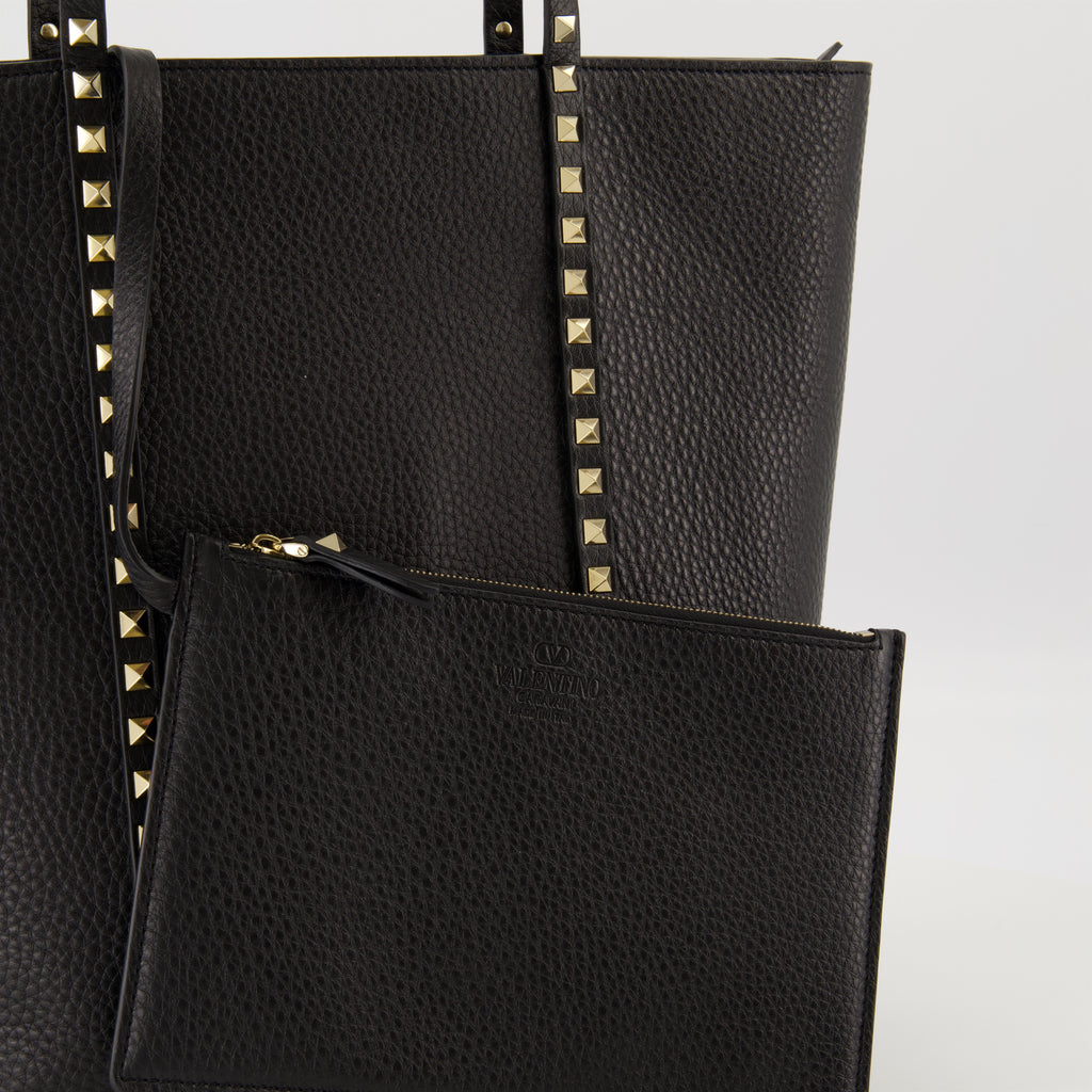 Sacs cabas Sac cabas Rockstud Valentino Garavani Noir Femme