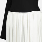 Image of the Khaite Carlotta black and white dress for Women - Spring-Summer 2026 - Detailed View 1