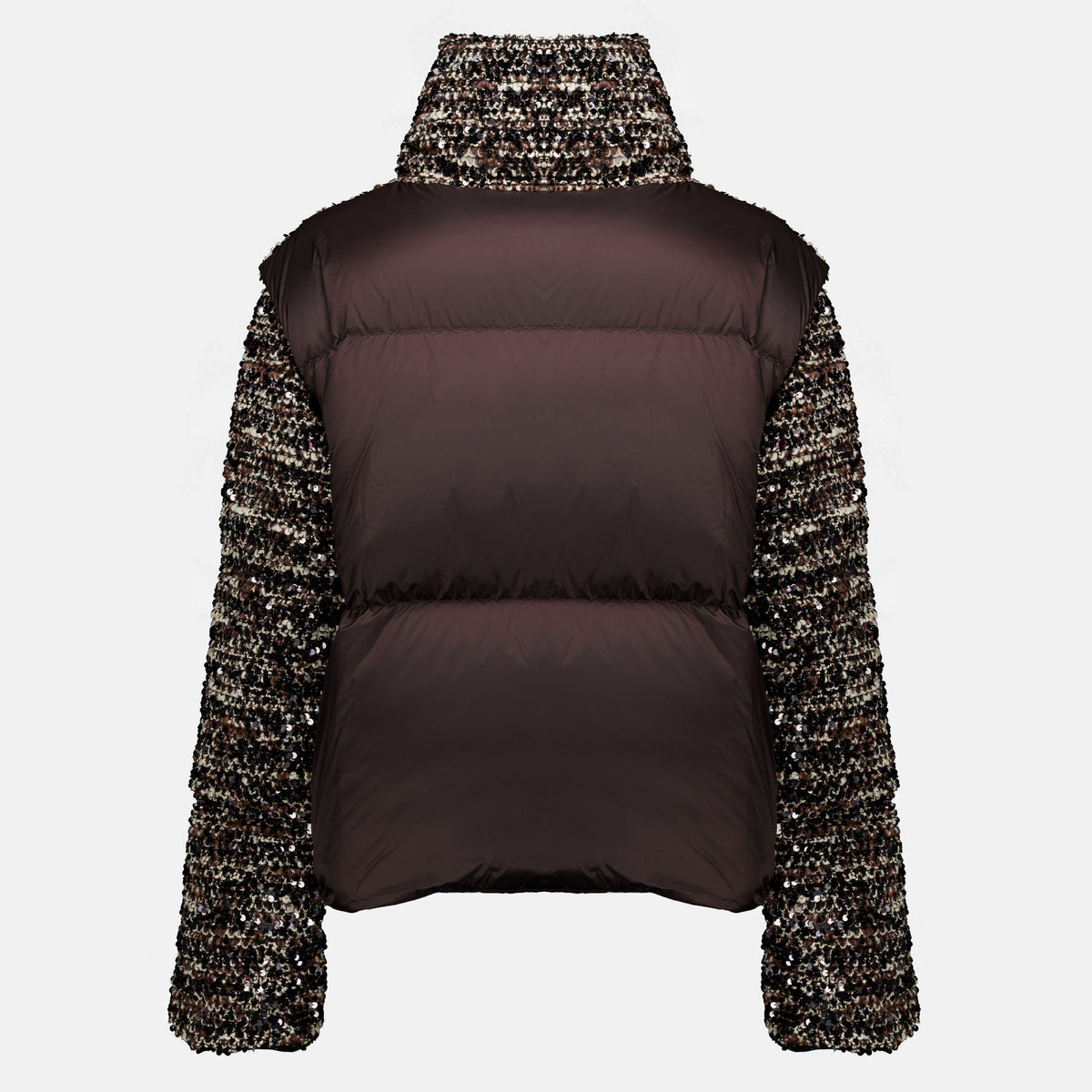 Manteaux Doudoune 2 en 1 Poetique à sequins Moncler Marron Femme