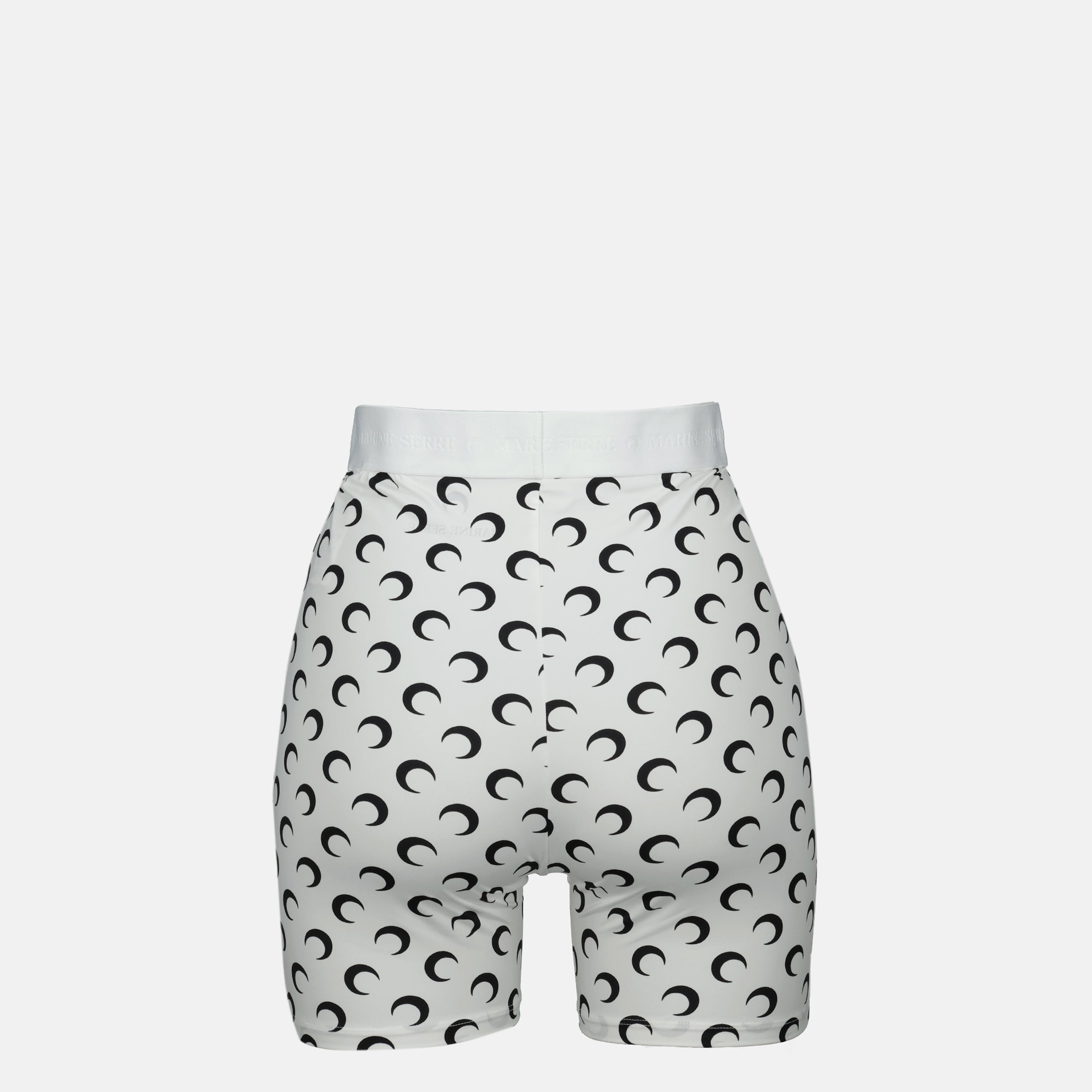 Shorts Mallas Ciclismo Moon Marine Serre Blanc Femme