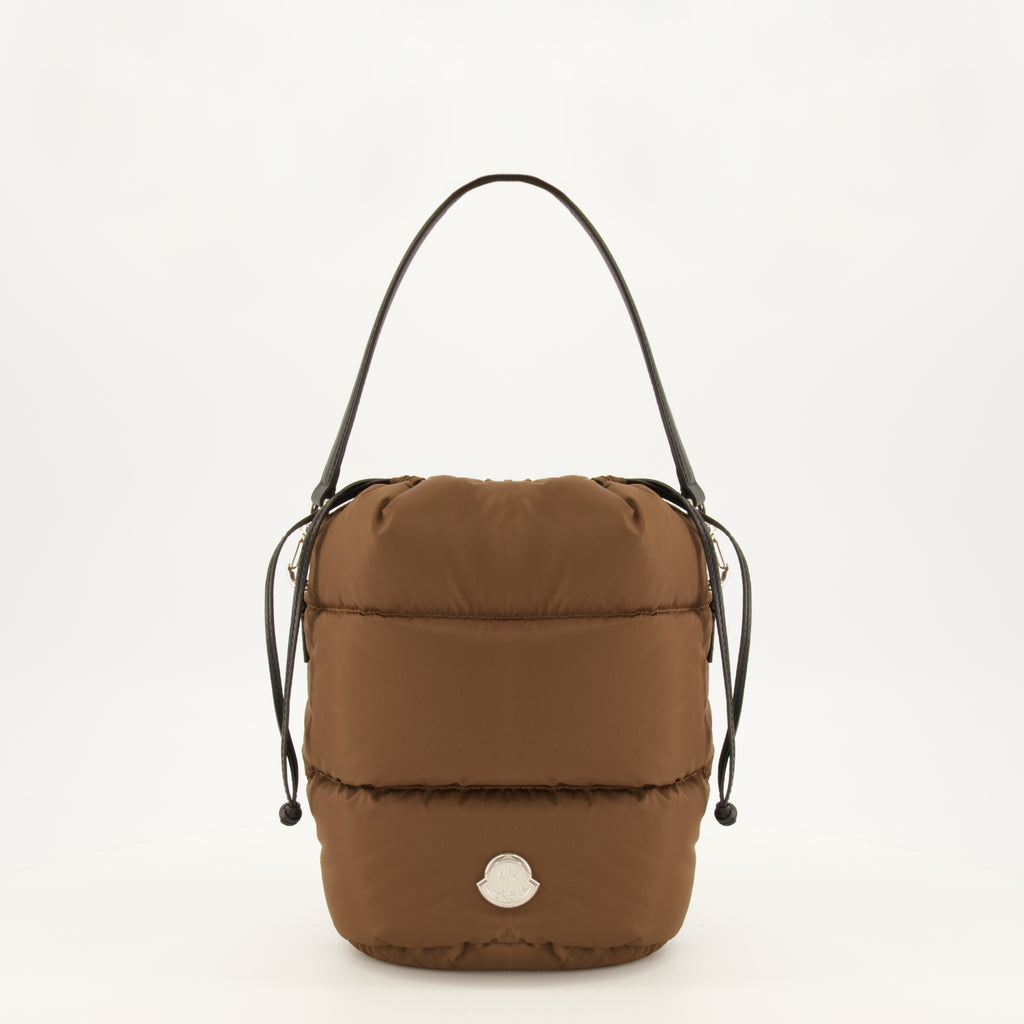 Sacs seau Saco Bucket Caradoc em Nylon Castanho Moncler Marron Femme